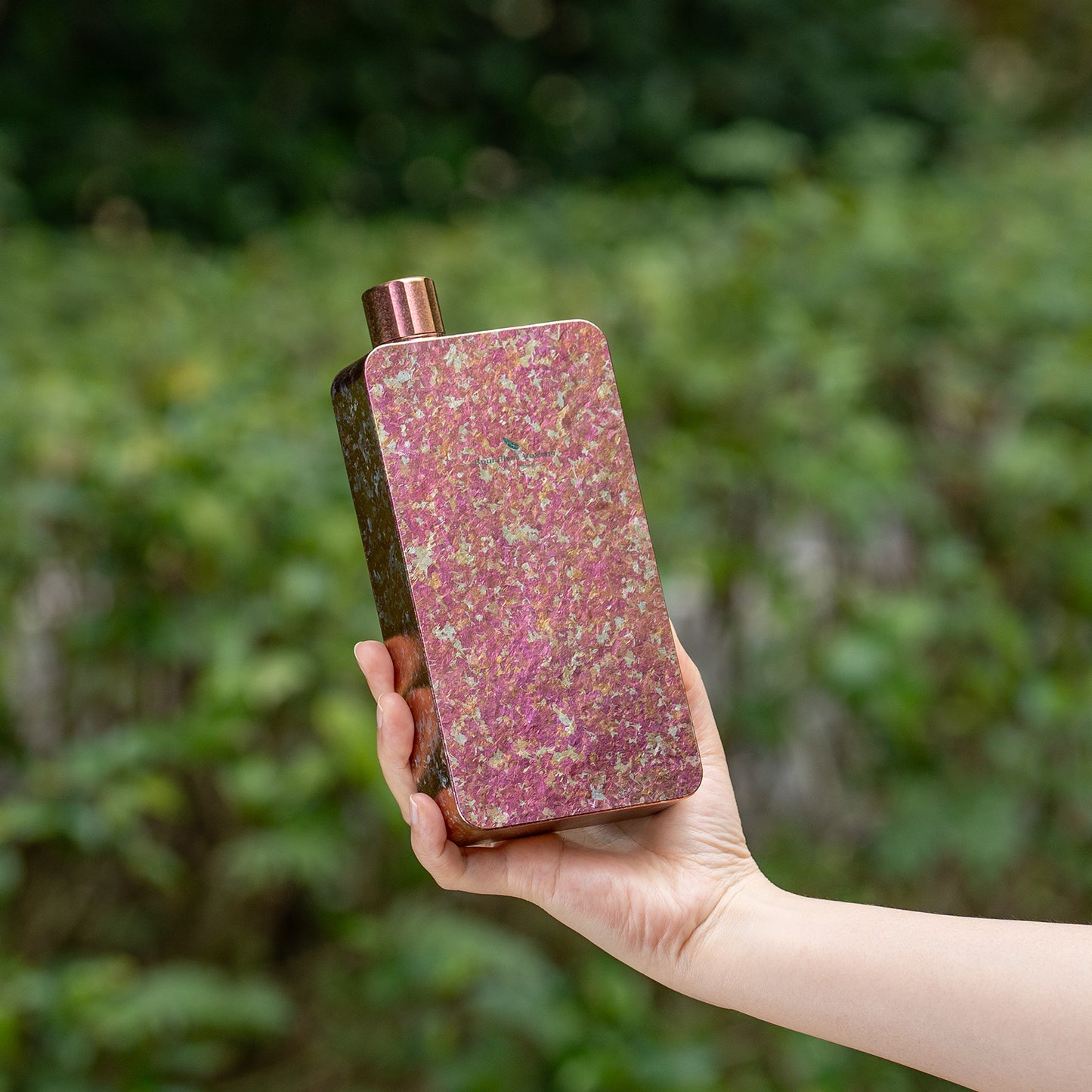 Boundless Voyage Titanium Flask 400ml, Camping & Travel Metal Liquor Bottle, Ultra-Light Square Design, Gift for Men & Outdoor Enthusiasts