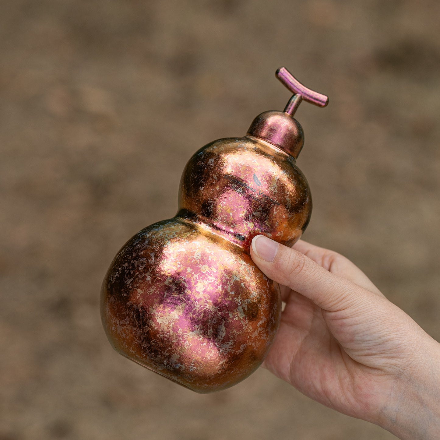 Boundless Voyage Titanium Crystallized Gourd Bottle 500ml Whiskey Alcohol Drink ware for Outdoor Camping Hiking Ti3270D