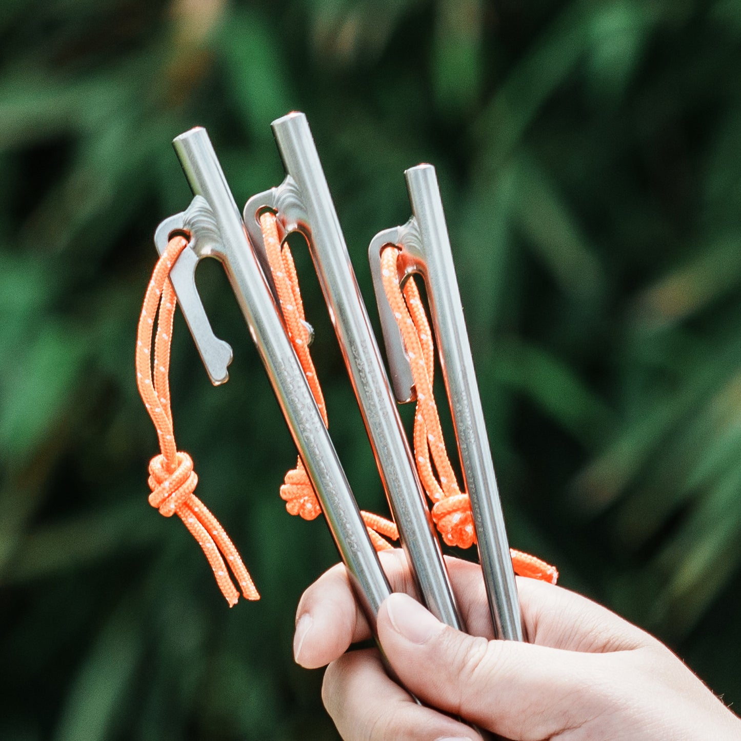 Boundless Voyage Multi-Size Titanium Alloy Tent Stakes | Ultralight Heavy Duty Ground Pegs, Portable Camping Accessories, Sizes 20/24/30/35/40cm, 4Pcs & 6Pcs Optional Sets Ti4012P