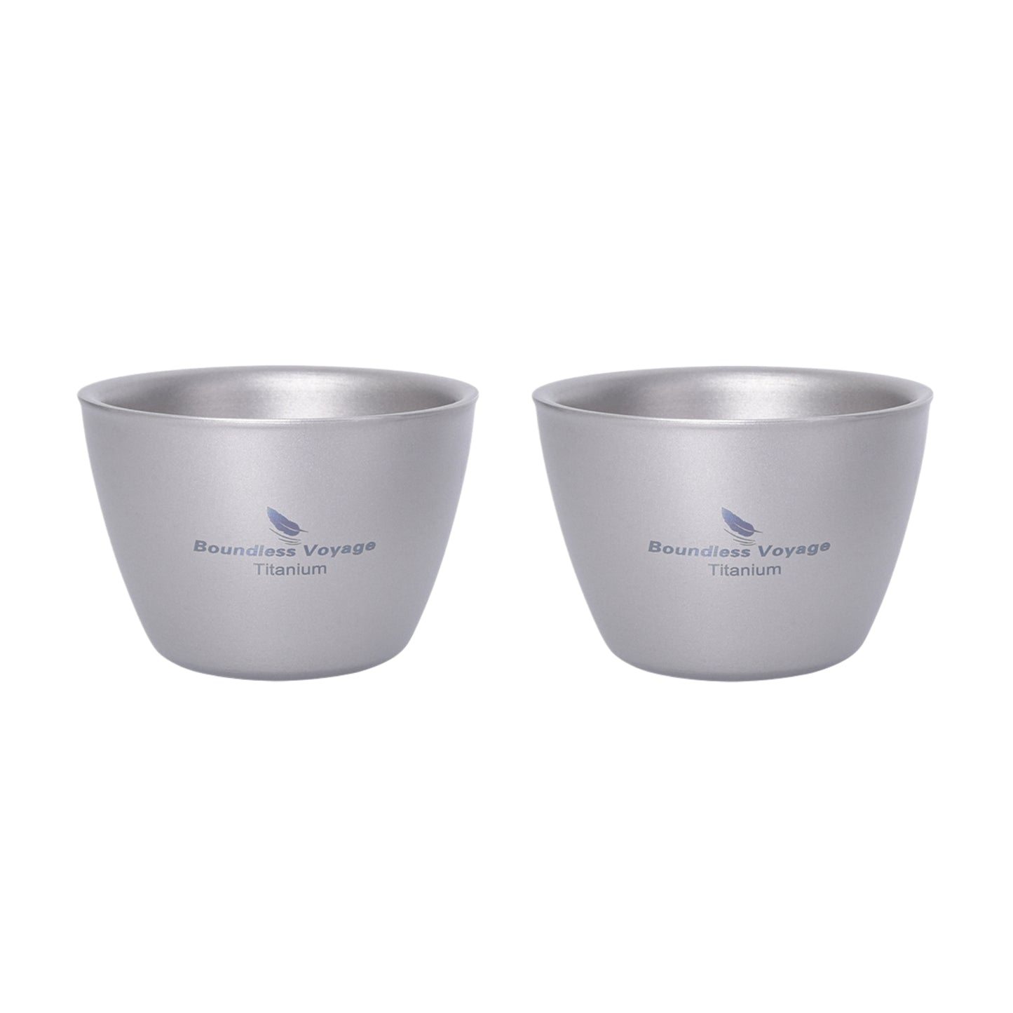 Boundless Voyage Double-Wall Pure Titanium Drinking Mug | Portable Tea Cup for Camping, Picnic & Daily Home Use Ti3089D