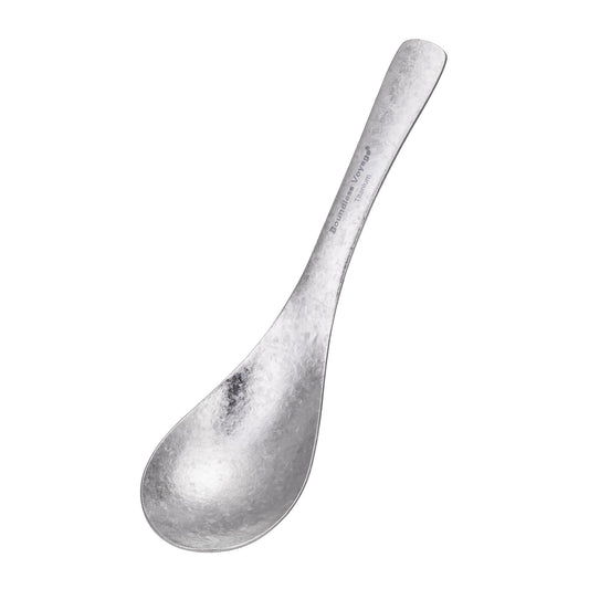 Boundless Voyage Titanium Soup Spoon One-Piece Ultralight, Smooth or Hammered Handle, 140mm & 155mm Ti1067T Ti1027T Ti1028T Ti1030T