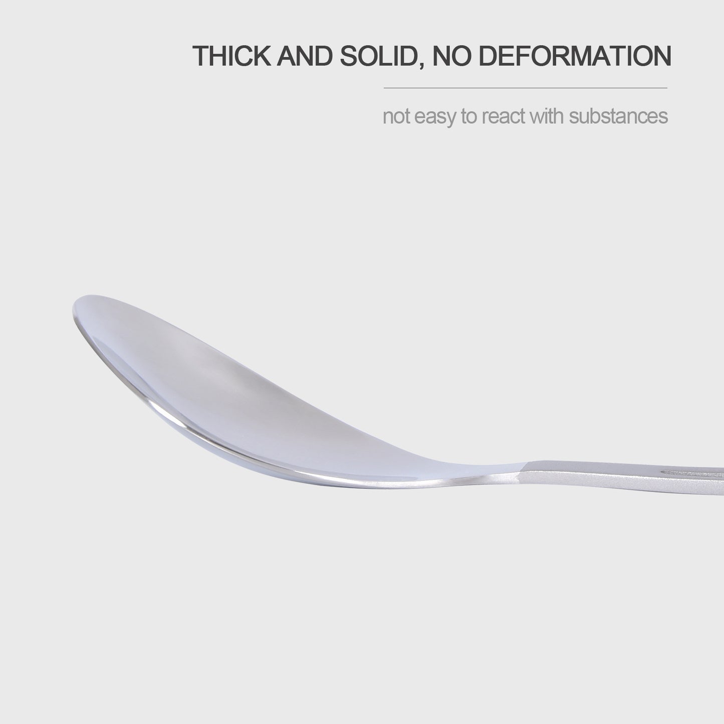 Boundless Voyage Ultralight Titanium Spoon with Polished Bowl and Matte‑Finished Handle, Great for Rice, Soup and Salad, Portable Tableware for Travel, Office, School and Household Use Ti1041T