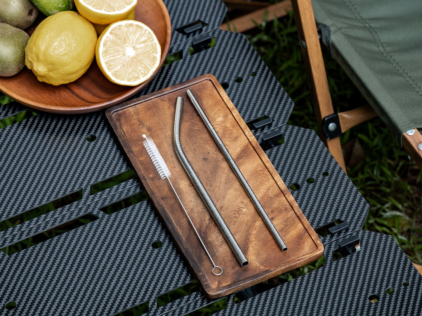 Boundless Voyage Titanium Drinking Straws, Reusable Pure Titanium Metal Straws 6mm 8mm Ti1016T Ti1017T