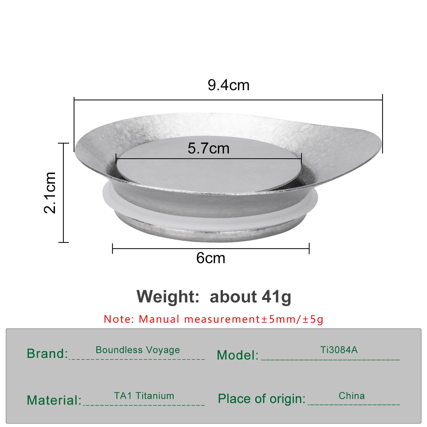 Boundless Voyage Titanium Double-Wall Egg-Shaped Cup 260ml Tea Coffee Mug for Camping Travel Home Ti3084D/Ti3084A