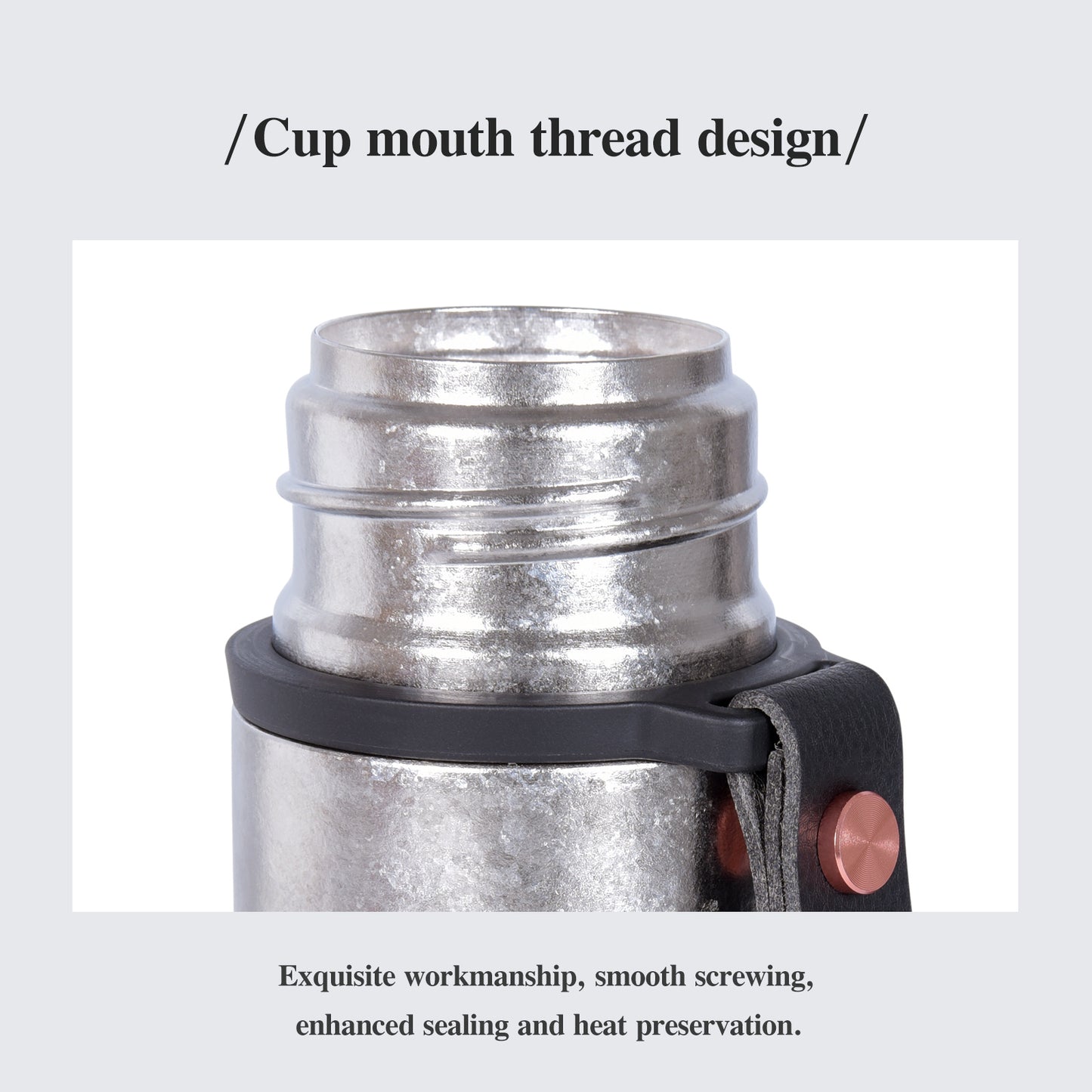 Boundless voyage Titanium Vacuum-Insulated Beverage Bottle Large Capacity 510ml Outdoor Portable Vacuum Flask water bottles Hiking water bottle Ti3011D