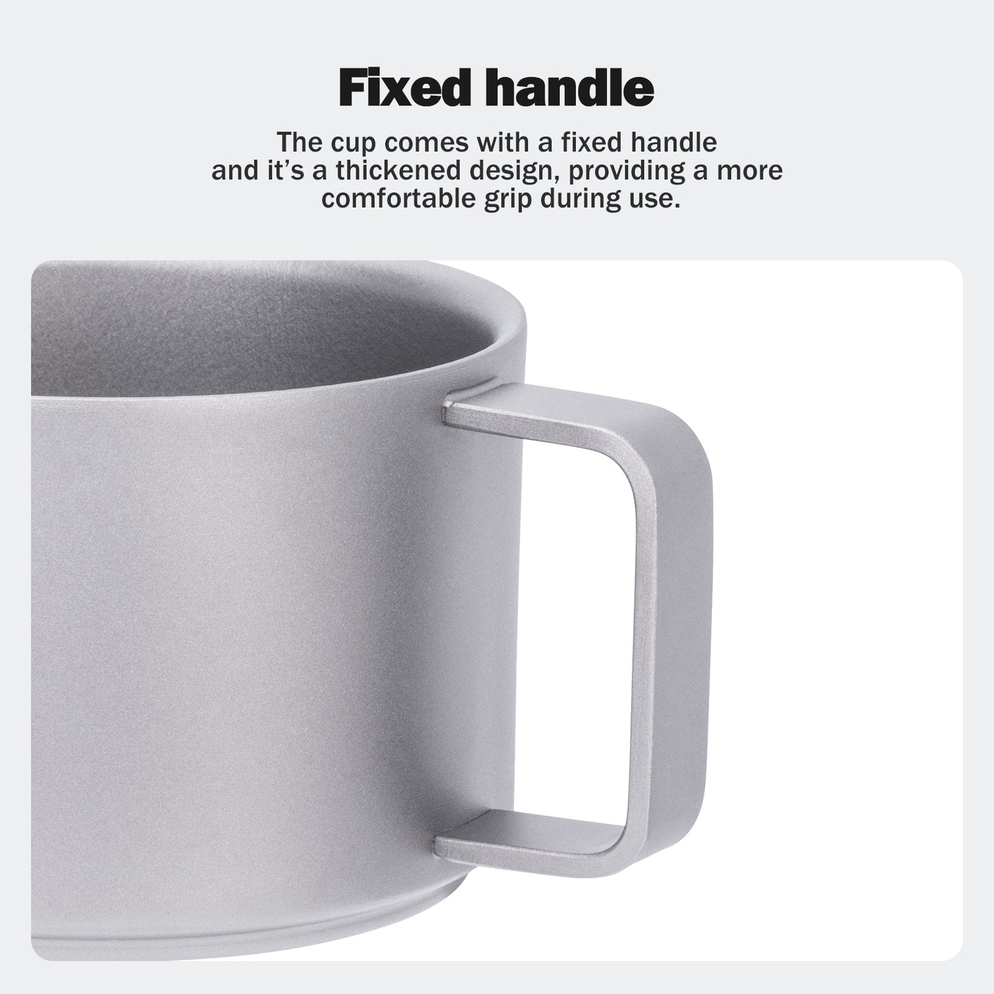 Boundless Voyage 100ml Double Wall Pure Titanium Mini Coffee Mug | Ultralight Portable Cup for Camping, Hiking & Picnic Ti3085D