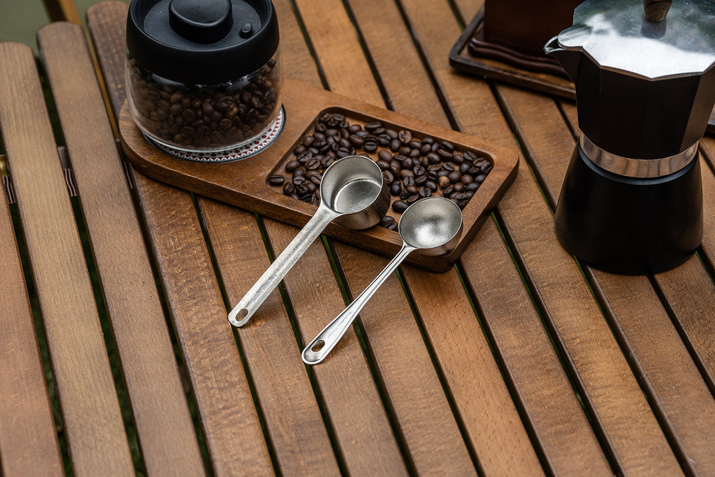 Boundless Voyage Titanium Coffee Scoop, Measuring Spoon for Ground Coffee & Coffee Beans, Multi-use Spoon for Ice Cream, Dessert, Tea & Sugar Ti1128T