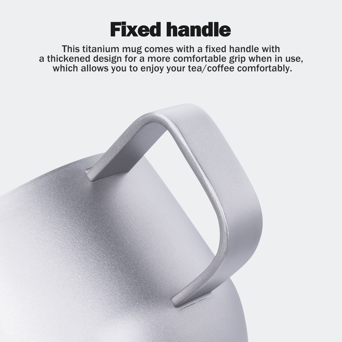 Boundless Voyage 200ml Double Wall Pure Titanium Mug | Ultralight Portable Coffee & Tea Cup for Camping, Travel & Outdoor Picnic Ti3086D