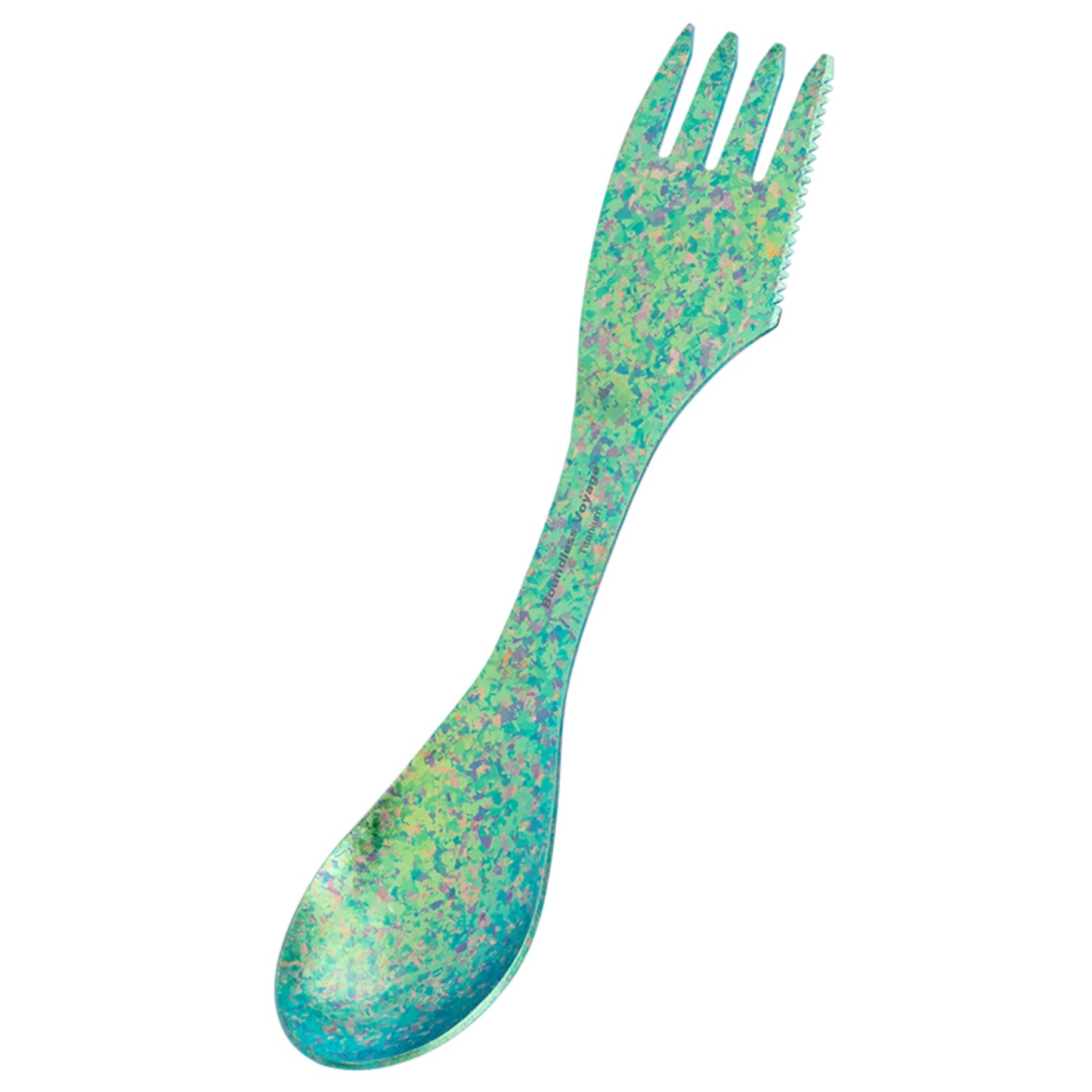 Boundless Voyage Titanium Spork 3-in-1 Fork, Spoon, Knife Cutlery Combo Ultra Lightweight Camping Utensil Ti1064T