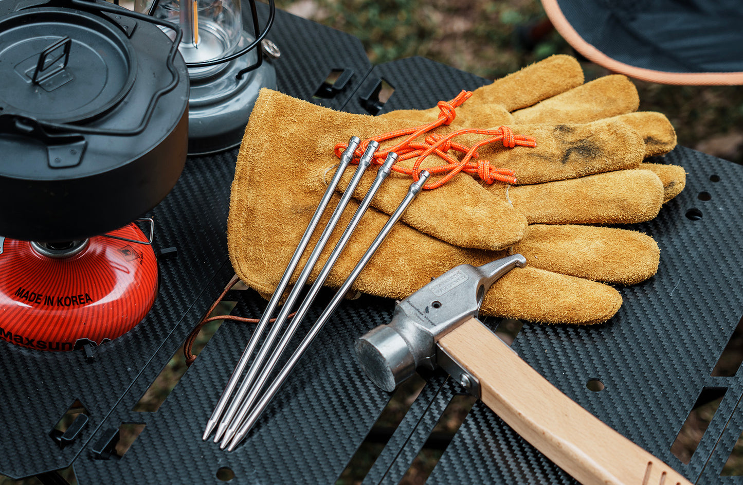 Boundless Voyage 20cm Titanium Alloy Tent Stakes | Ultralight Heavy Duty Ground Pegs, Portable Outdoor Camping Accessories, 6Pcs & 8Pcs Optional Sets Ti4006P