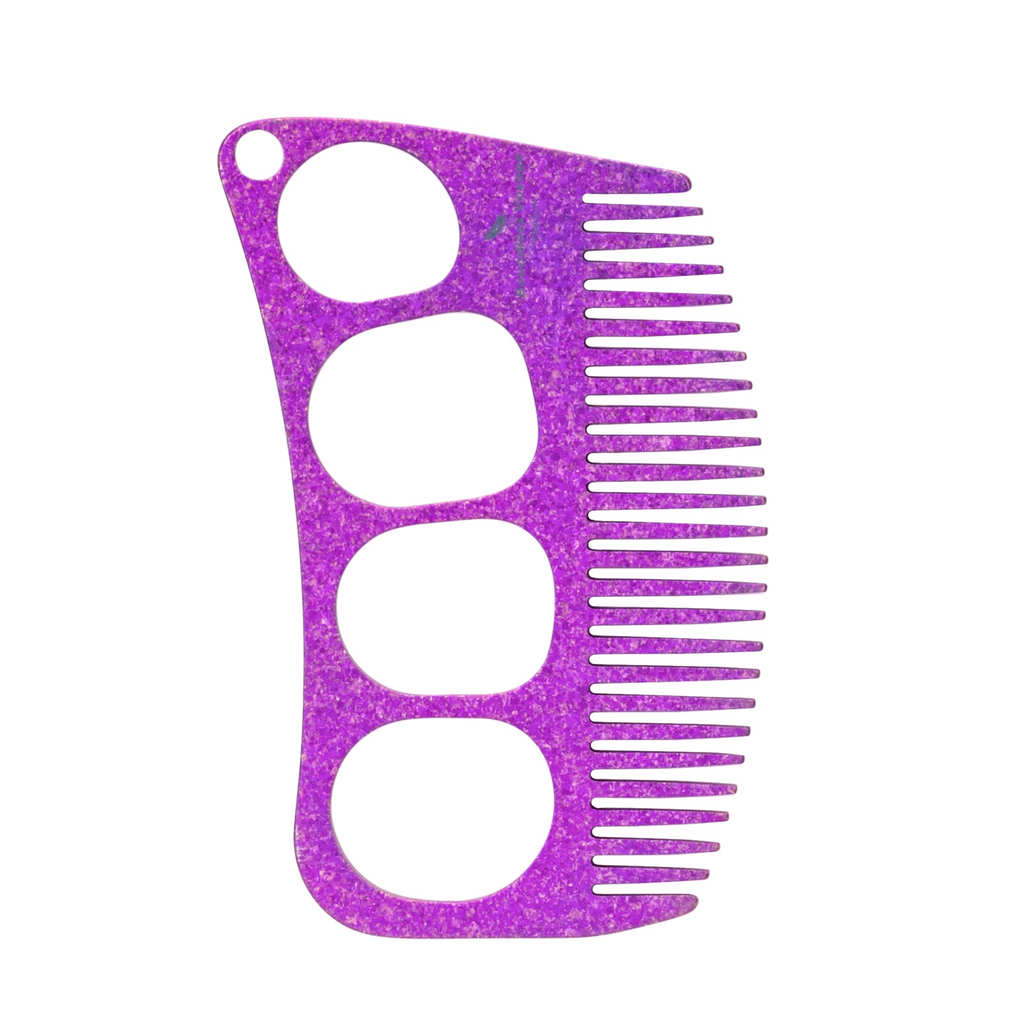 Boundless Voyage Titanium Crescent Comb, Unisex Hair & Beard Grooming Comb for Household Daily Use and Travel Carry