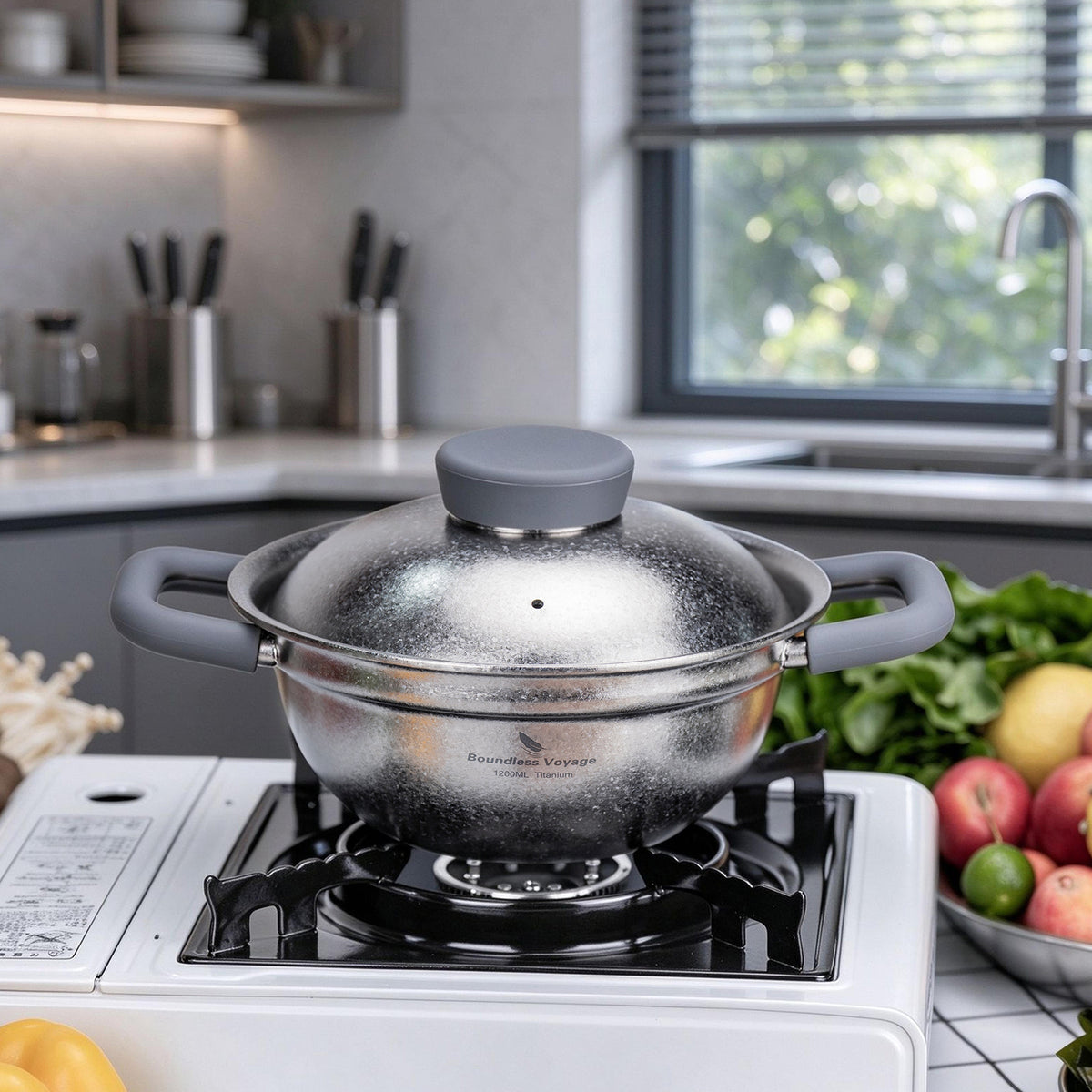 Boundless Voyage Ti2118C titanium cooking pot