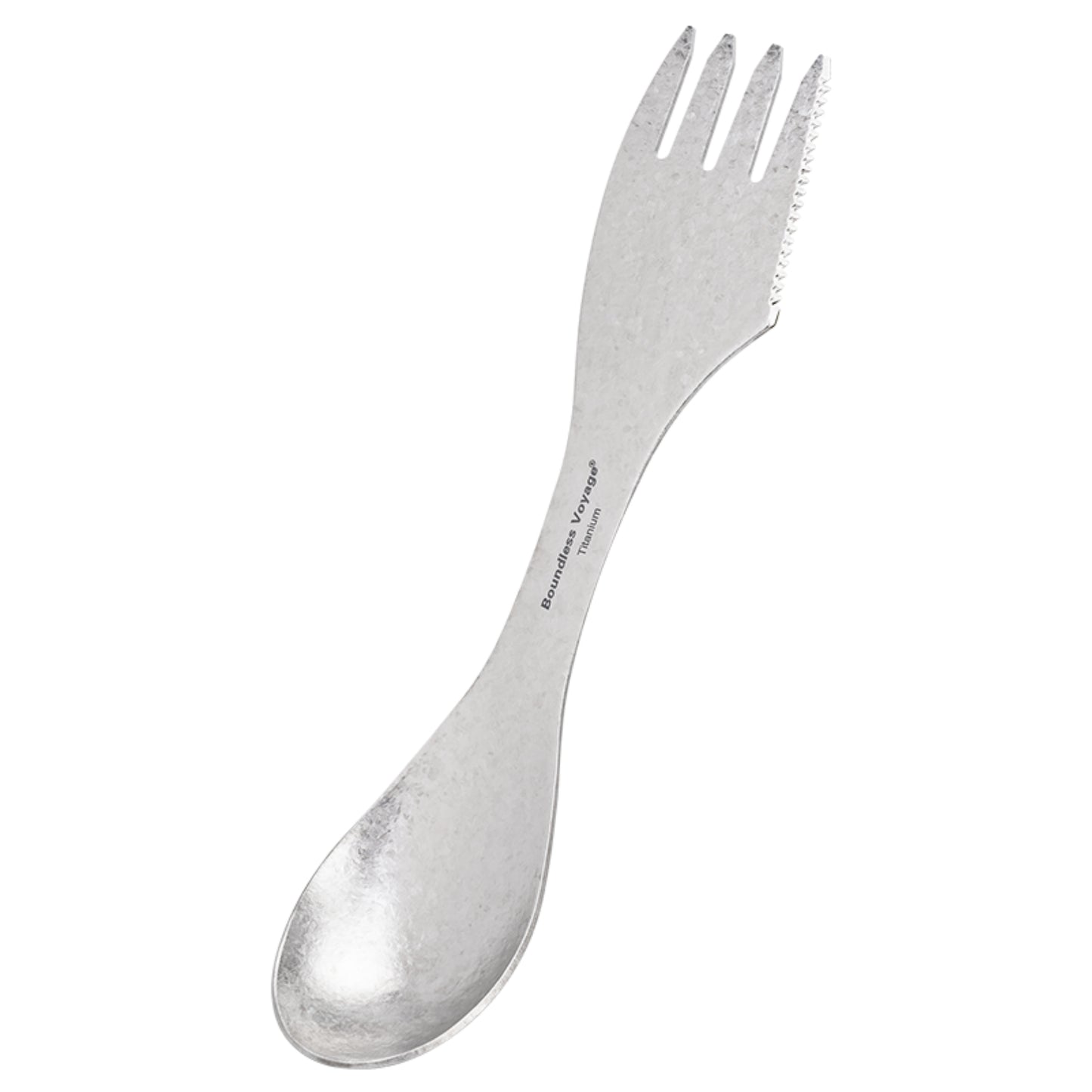 Boundless Voyage Titanium Spork 3-in-1 Fork, Spoon, Knife Cutlery Combo Ultra Lightweight Camping Utensil Ti1064T
