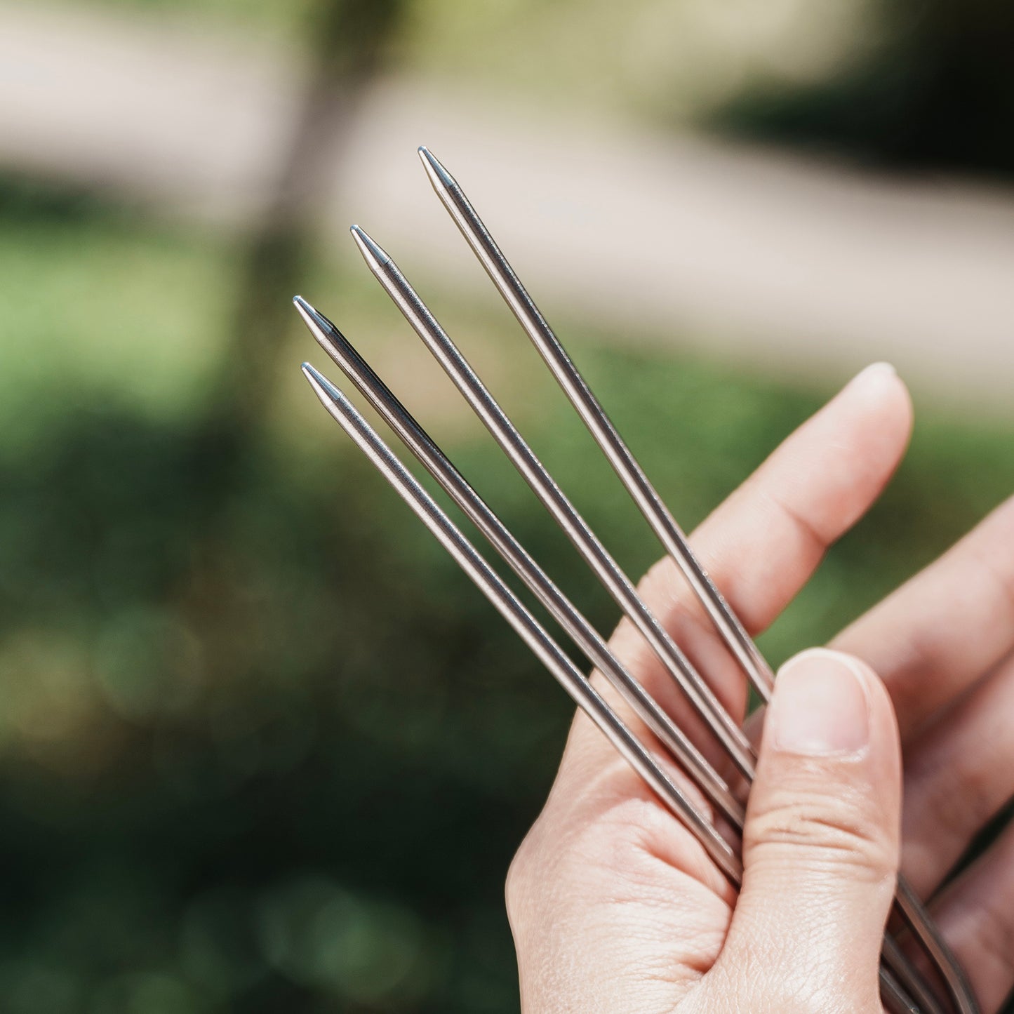 Boundless Voyage 16.5cm Titanium Alloy Tent Stakes | Ultralight Heavy Duty Ground Pegs, Portable Camping Accessories, 8Pcs / 12Pcs Optional Packs Ti4003P