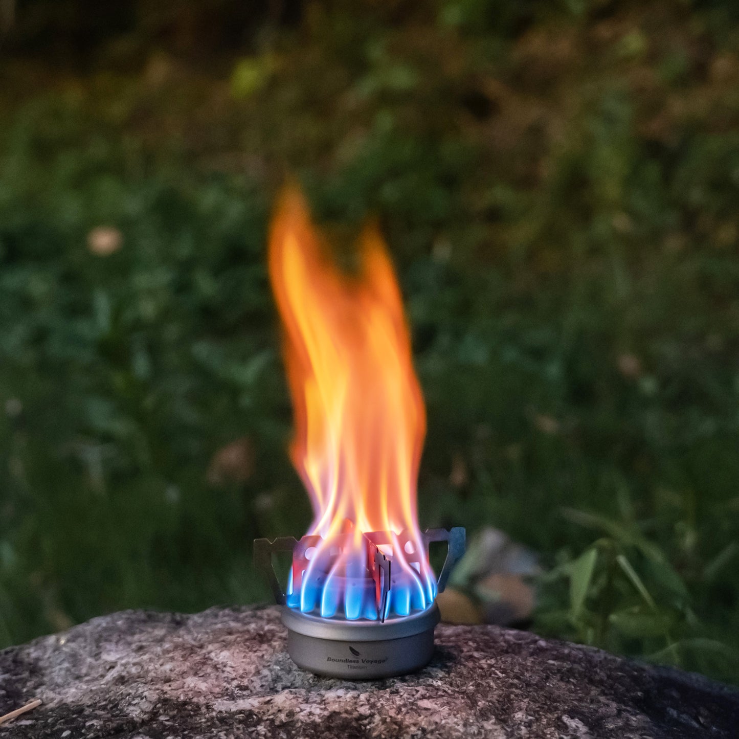 Boundless Voyage Mini Titanium Alcohol Spirit Stove | Ultralight Portable Camping Alcohol Burner, Outdoor Cooker for Backpacking Picnic Travel Ti2001C