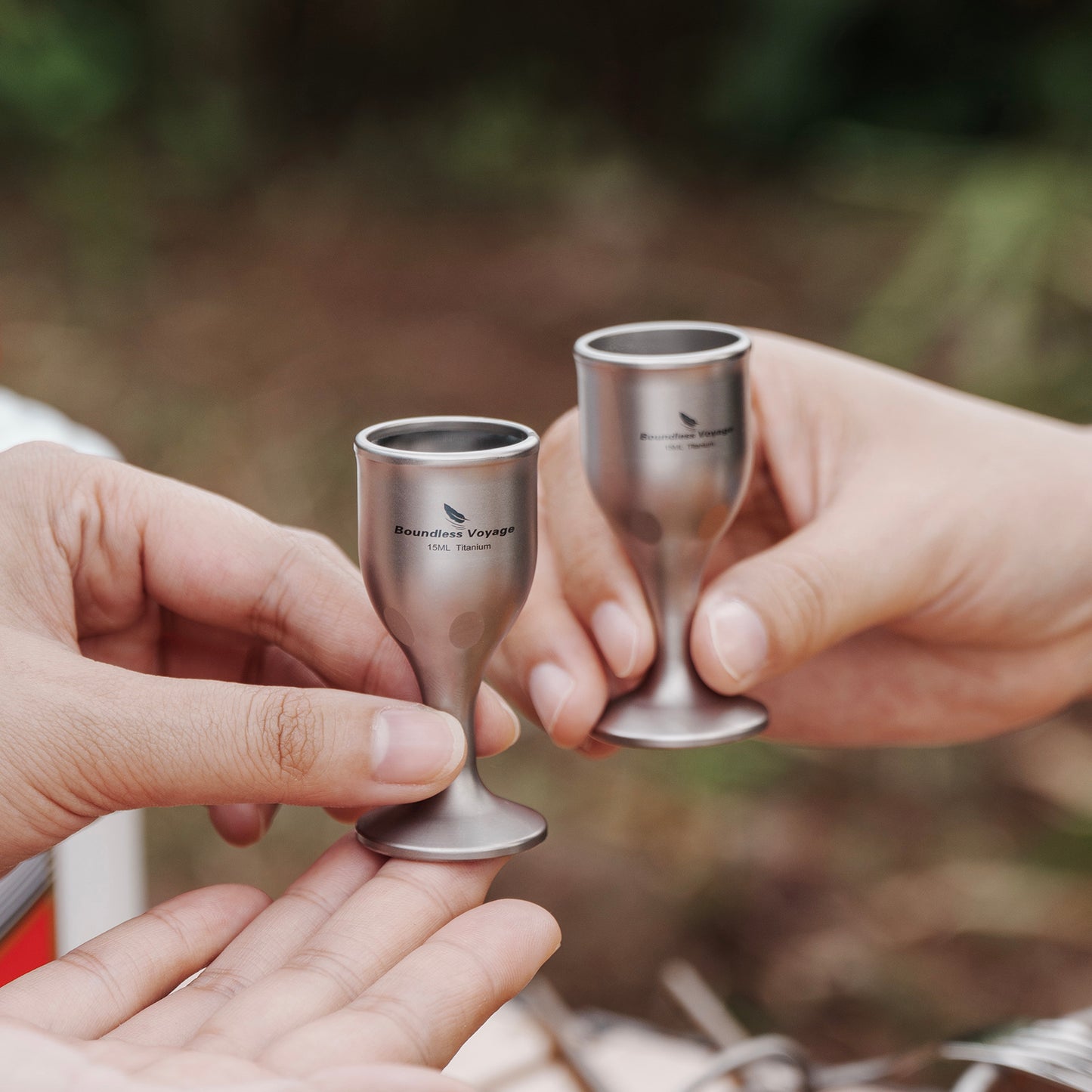 Boundless Voyage Titanium Mini Shot Glasses Cups Wine Drinking Cups Shooters Small Fancy Tequila Whiskey Shot Glasses Drinkware Ti3078D