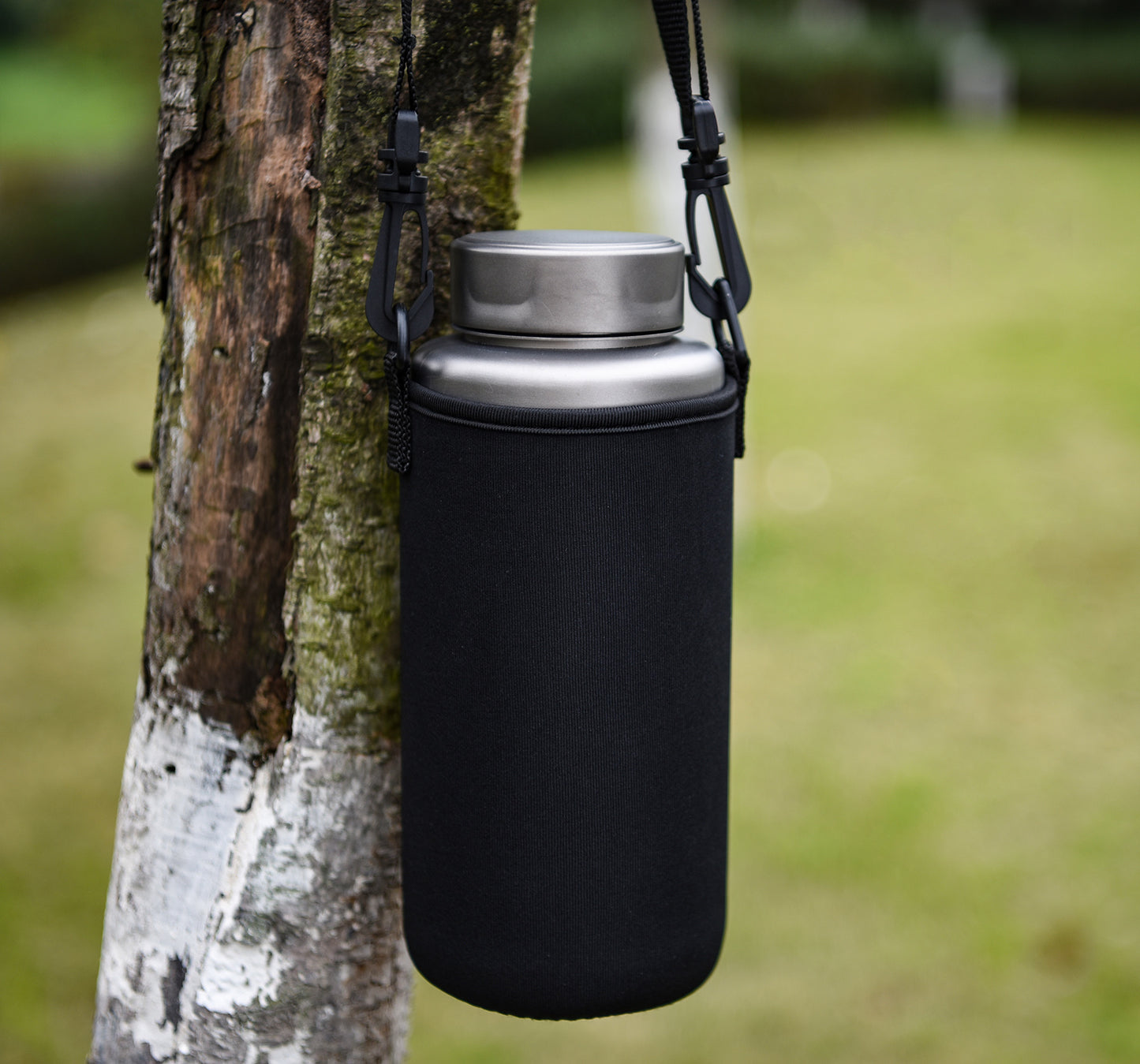 Boundless Voyage Titanium Bottle 1 Liter Single-layer Sports Water Bottle Ultralight Leakproof Drinkware for Outdoor Camping Hiking Ti3013D