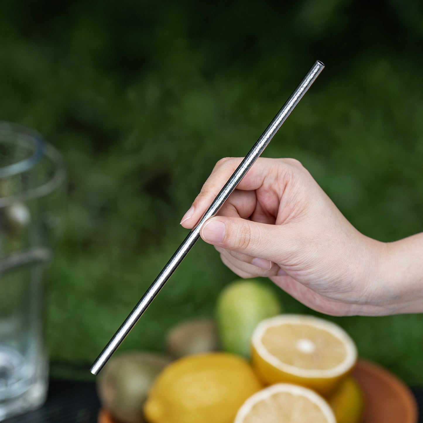 Boundless Voyage Titanium Drinking Straws, Reusable Pure Titanium Metal Straws 6mm 8mm Ti1016T Ti1017T