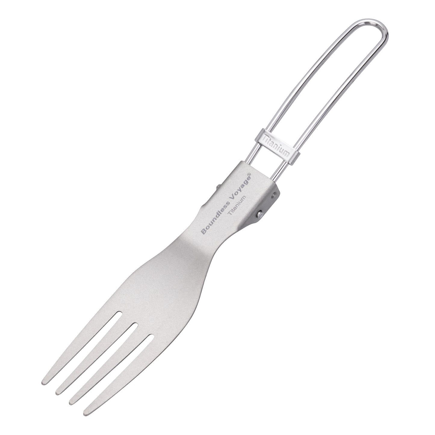 Boundless Voyage Titanium SpoonPortable Folding Tableware  for Home Camping Restaurants Ti1021T