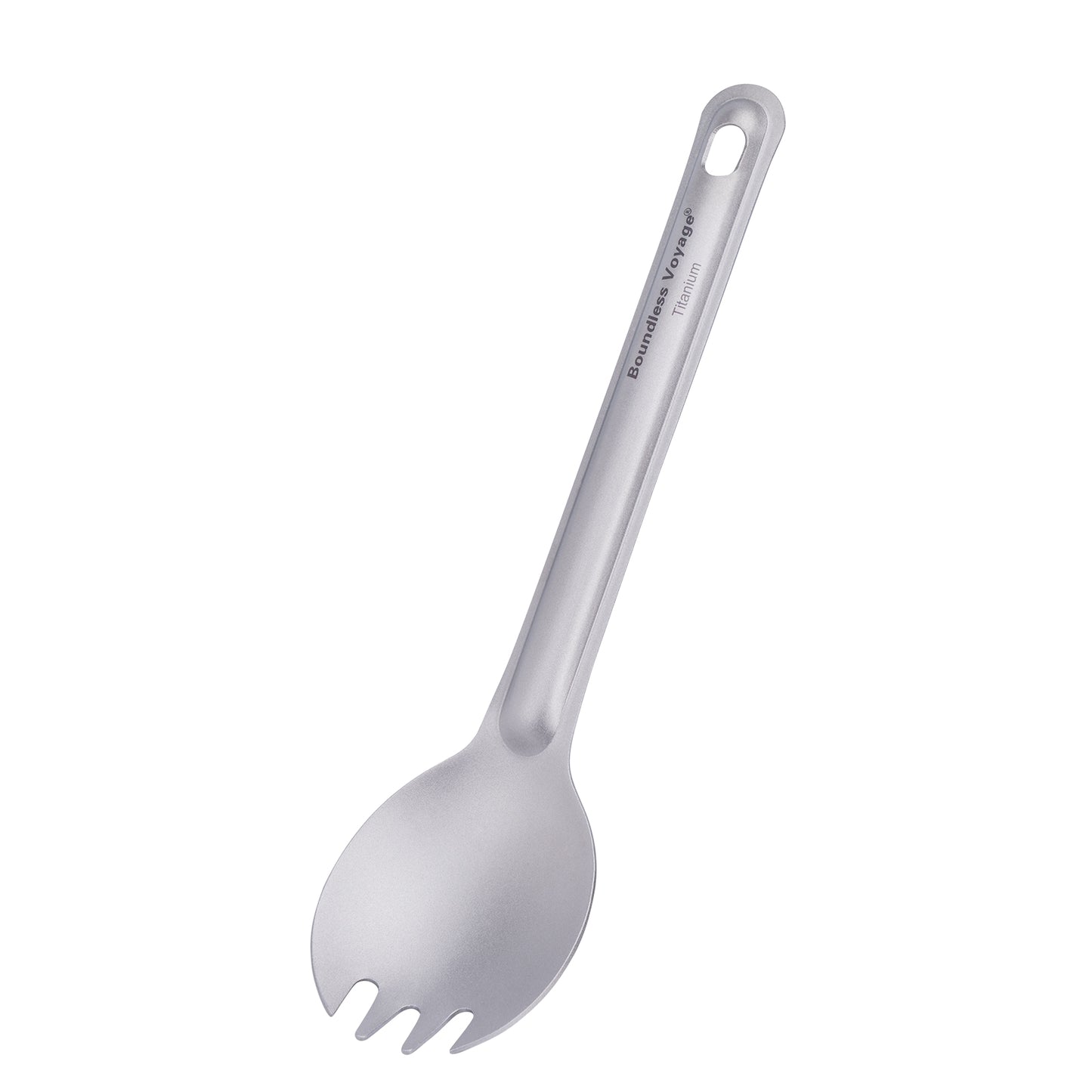 Boundless Voyage Titanium Spoon & Spork Camping Tableware Outdoor Flatware with Storage Bag Cooking Utensils for Kitchen Ti1036T-1037T