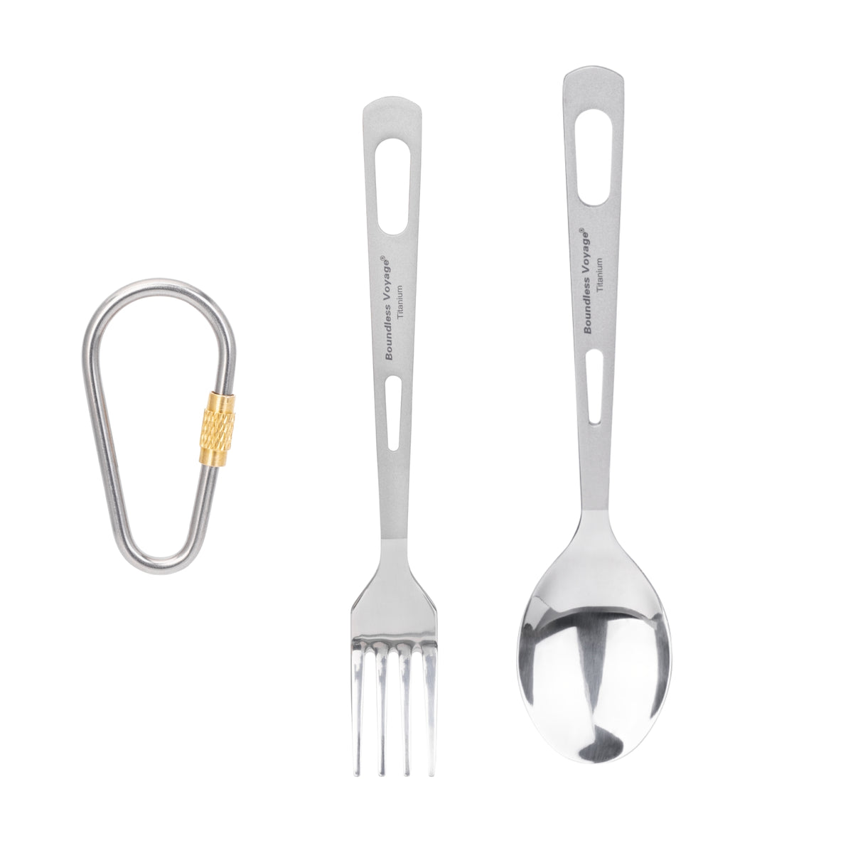 Boundless Voyage Titanium Cutlery Spoon Fork Knife Chopsticks Ultralight Tableware for Camping Hiking Ti1041T-Ti1054T