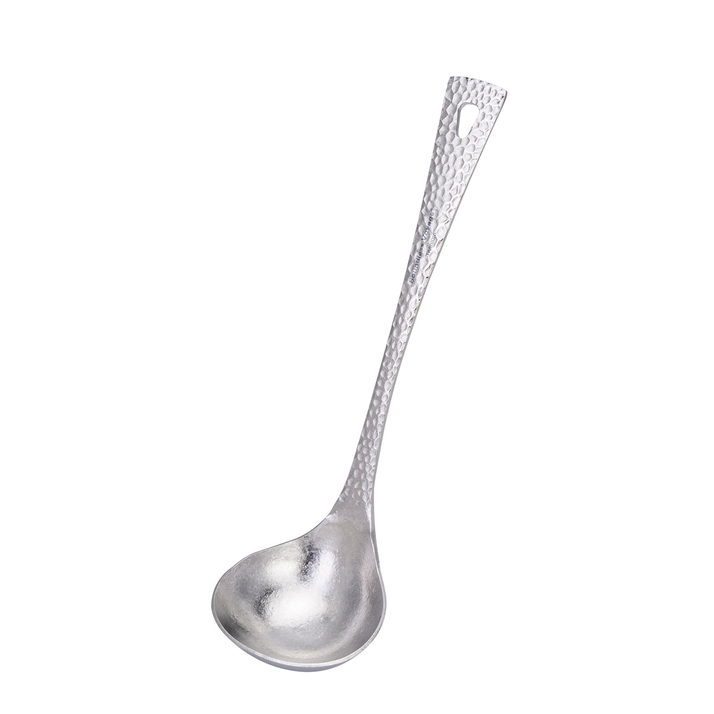 Boundless Voyage Titanium Long Handle Ladle Soup Spoon Thickeness Tableware Porridge Stew Sauce Deep-bowled Ladle Scoop Kitchen Cooking Utensils Ti1060T