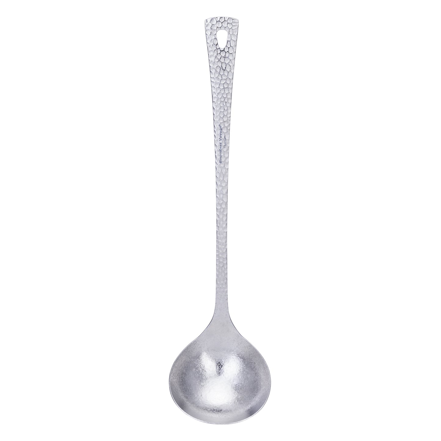 Boundless Voyage Titanium Ladle Durable Long Handle Soup Ladle Serving Spoon Ladles For Cooking Gravy Sauces Ti1062T
