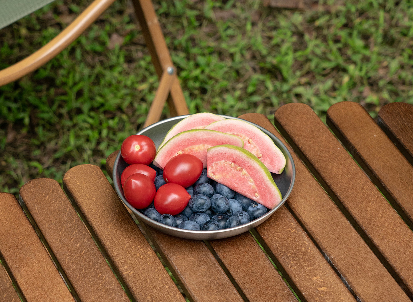 Boundless Voyage Pure Titanium Round Plate with Sand-Blast Matte Finish | Lightweight Portable Camping Tableware S/M/L Single & 3Pcs Set for Outdoor Travel Home Ti1101T-Ti1104T
