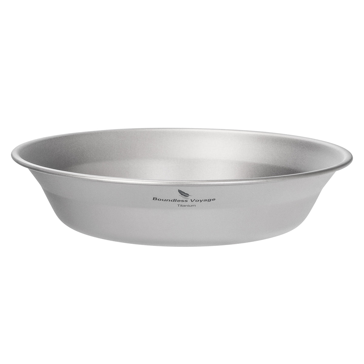 Boundless Voyage Titanium Camping Bowl and Plate Ultralight Outdoor Tableware with Carry Bag for Hiking Backpacking Ti1111T/Ti1112T/Ti1113T
