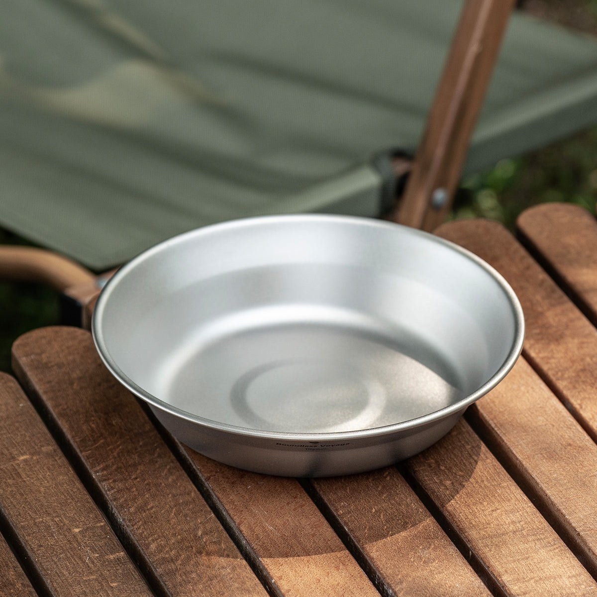 Boundless Voyage Titanium Camping Bowl and Plate Ultralight Outdoor Tableware with Carry Bag for Hiking Backpacking Ti1111T/Ti1112T/Ti1113T