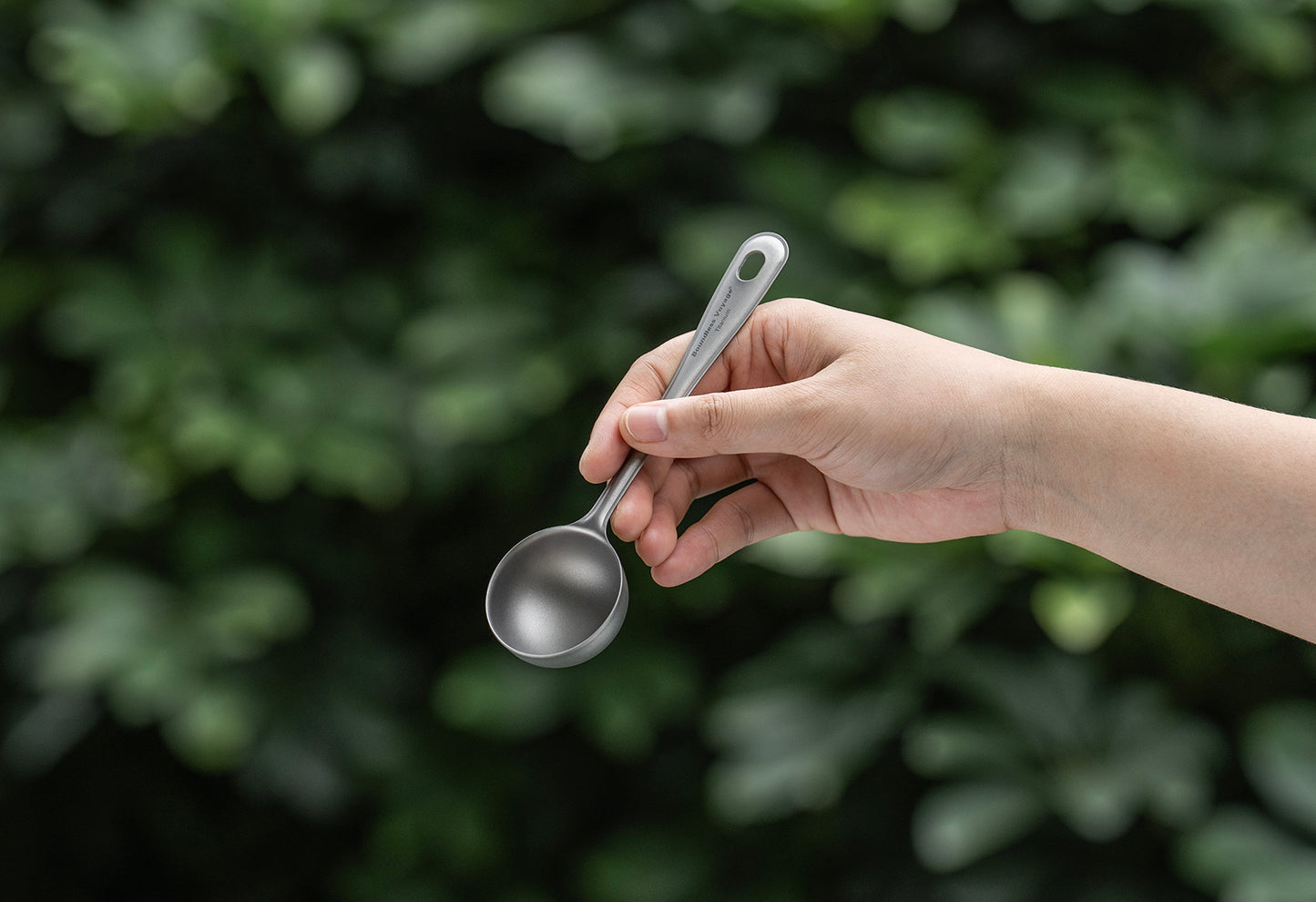 Boundless Voyage Titanium Coffee Scoop, Measuring Spoon for Ground Coffee & Coffee Beans, Multi-use Spoon for Ice Cream, Dessert, Tea & Sugar Ti1127T