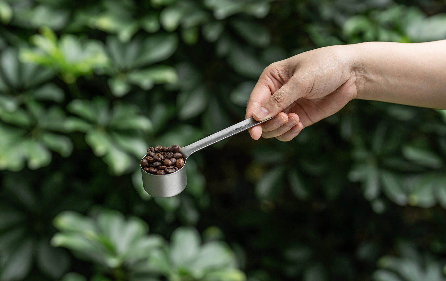 Boundless Voyage Titanium Coffee Scoop, Measuring Spoon for Ground Coffee & Coffee Beans, Multi-use Spoon for Ice Cream, Dessert, Tea & Sugar Ti1128T