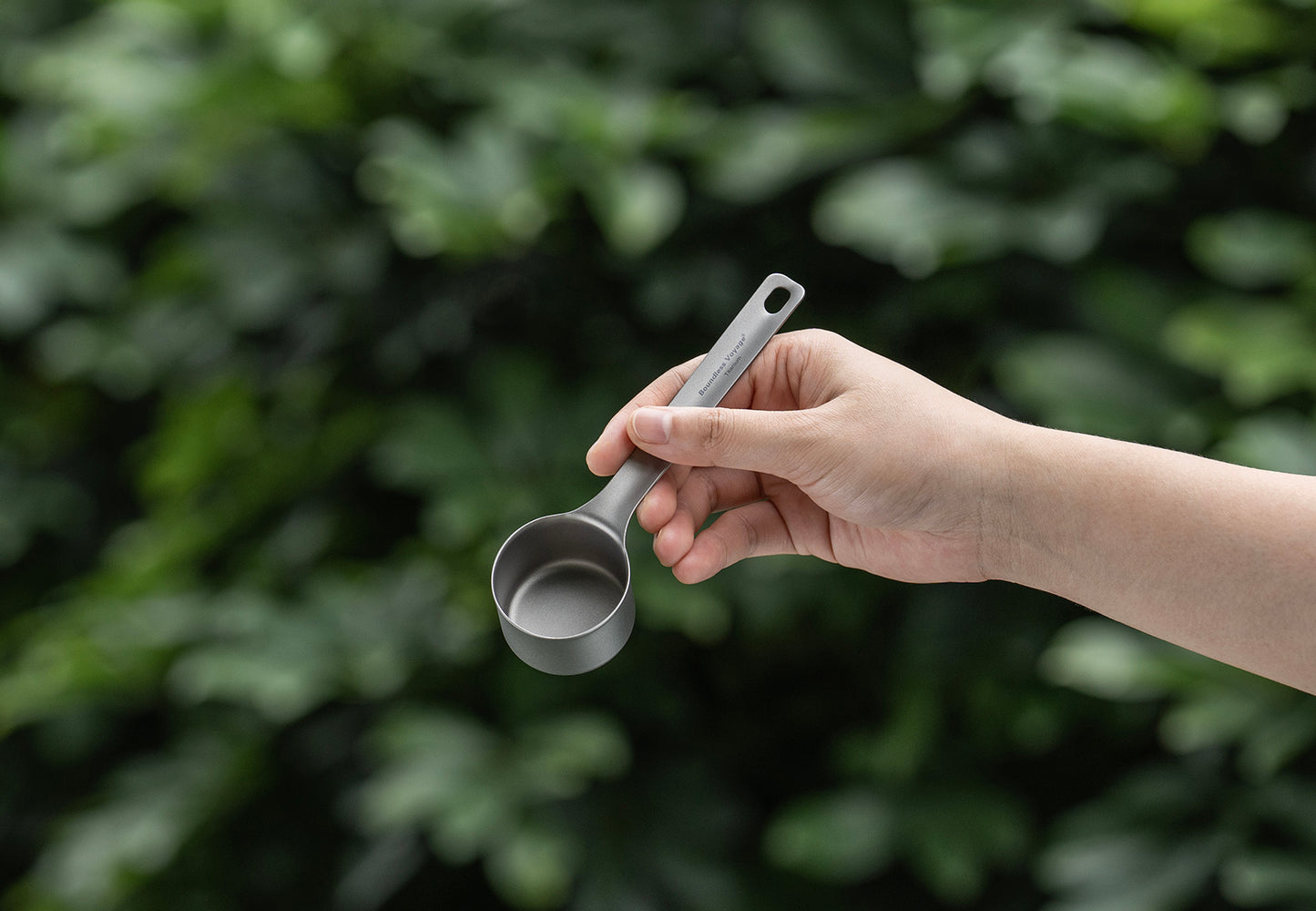 Boundless Voyage Titanium Coffee Scoop, Measuring Spoon for Ground Coffee & Coffee Beans, Multi-use Spoon for Ice Cream, Dessert, Tea & Sugar Ti1128T