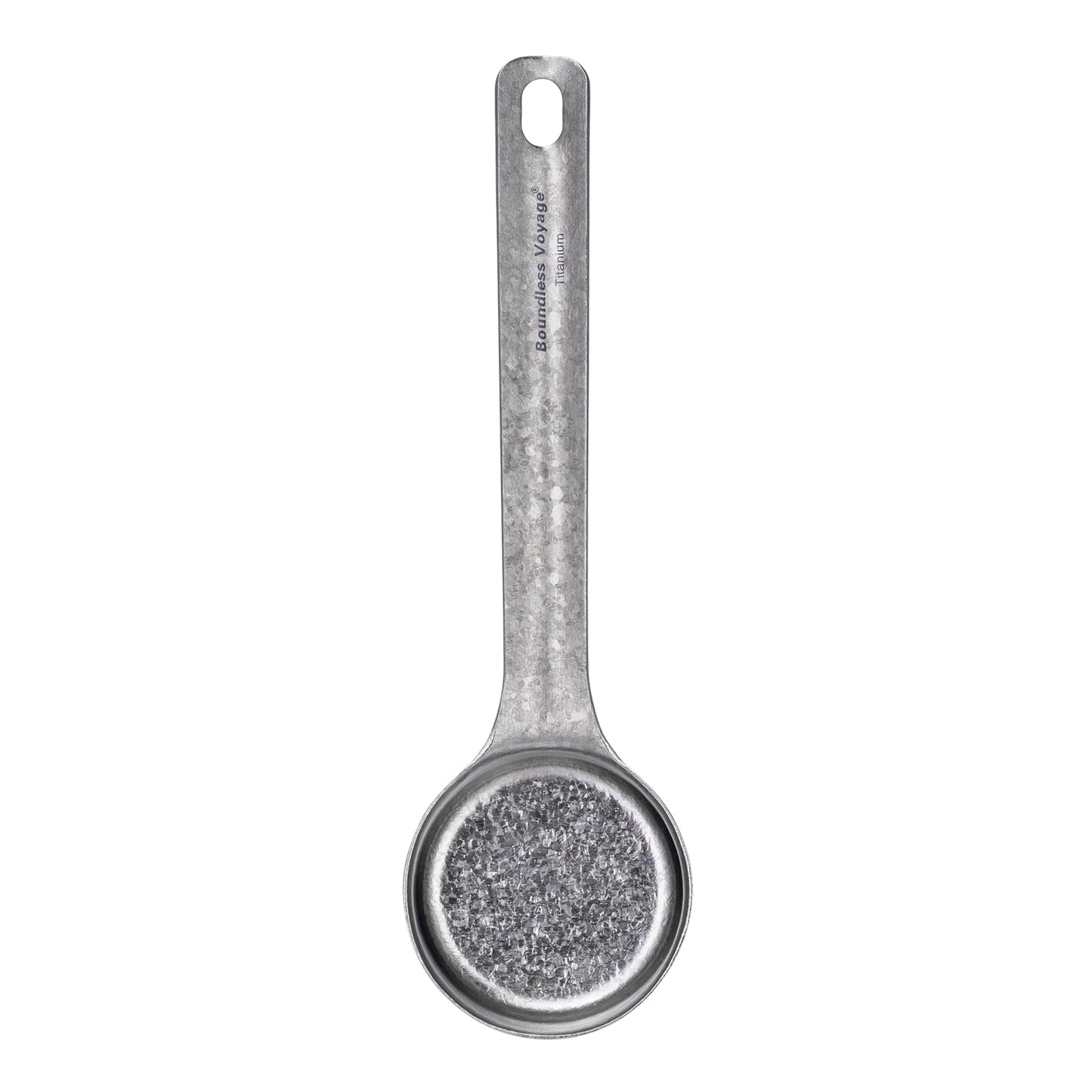 Boundless Voyage Titanium Coffee Scoop, Measuring Spoon for Ground Coffee & Coffee Beans, Multi-use Spoon for Ice Cream, Dessert, Tea & Sugar Ti1128T