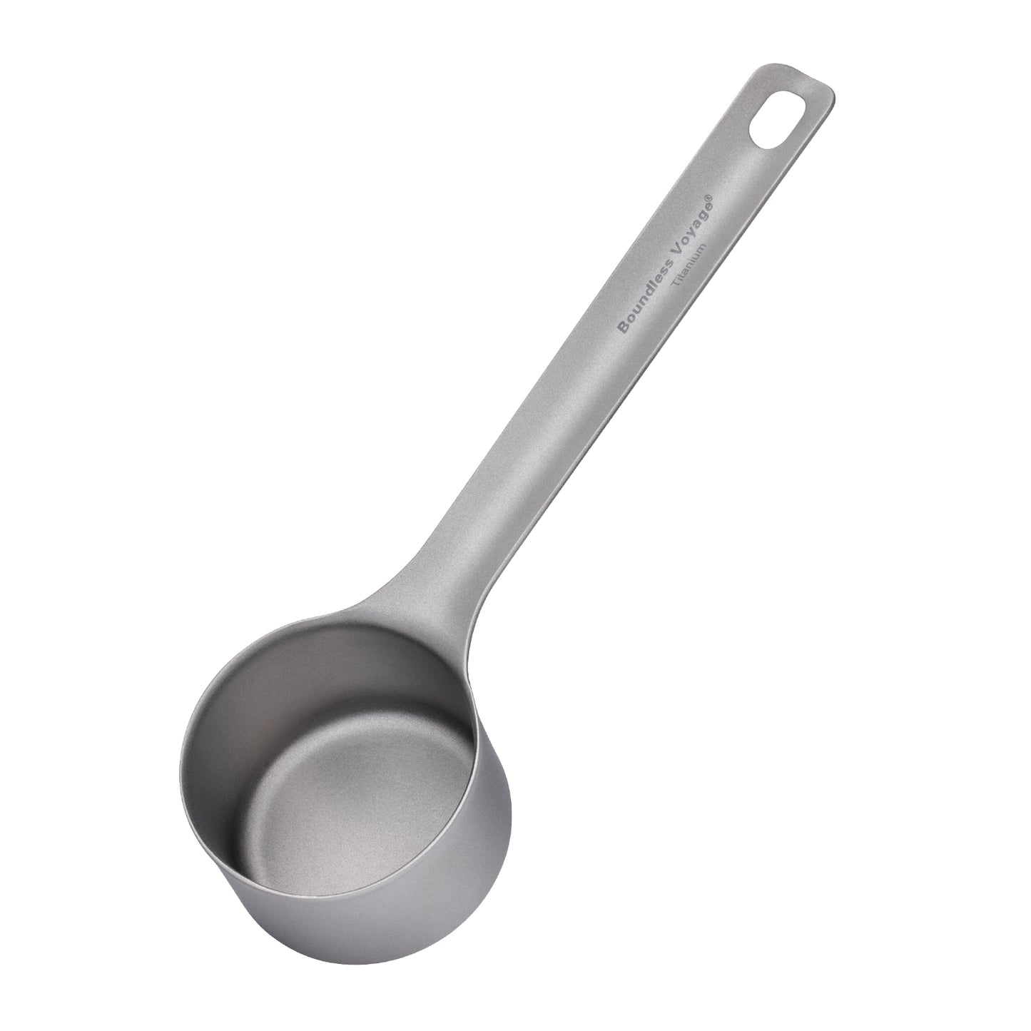 Boundless Voyage Titanium Coffee Scoop, Measuring Spoon for Ground Coffee & Coffee Beans, Multi-use Spoon for Ice Cream, Dessert, Tea & Sugar Ti1128T
