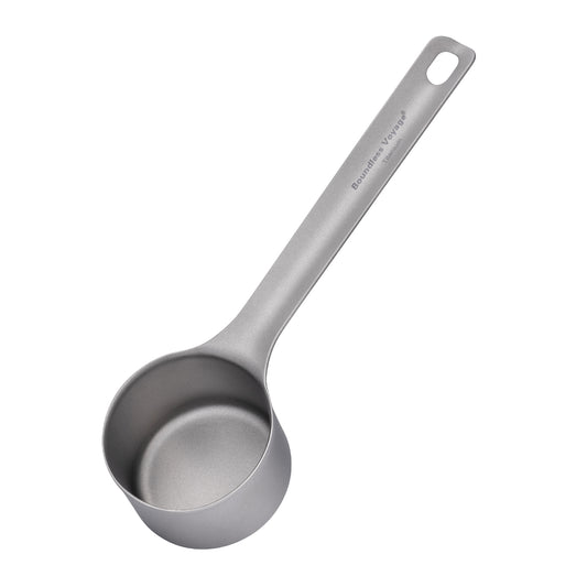 Boundless Voyage Titanium Coffee Scoop, Measuring Spoon for Ground Coffee & Coffee Beans, Multi-use Spoon for Ice Cream, Dessert, Tea & Sugar Ti1128T