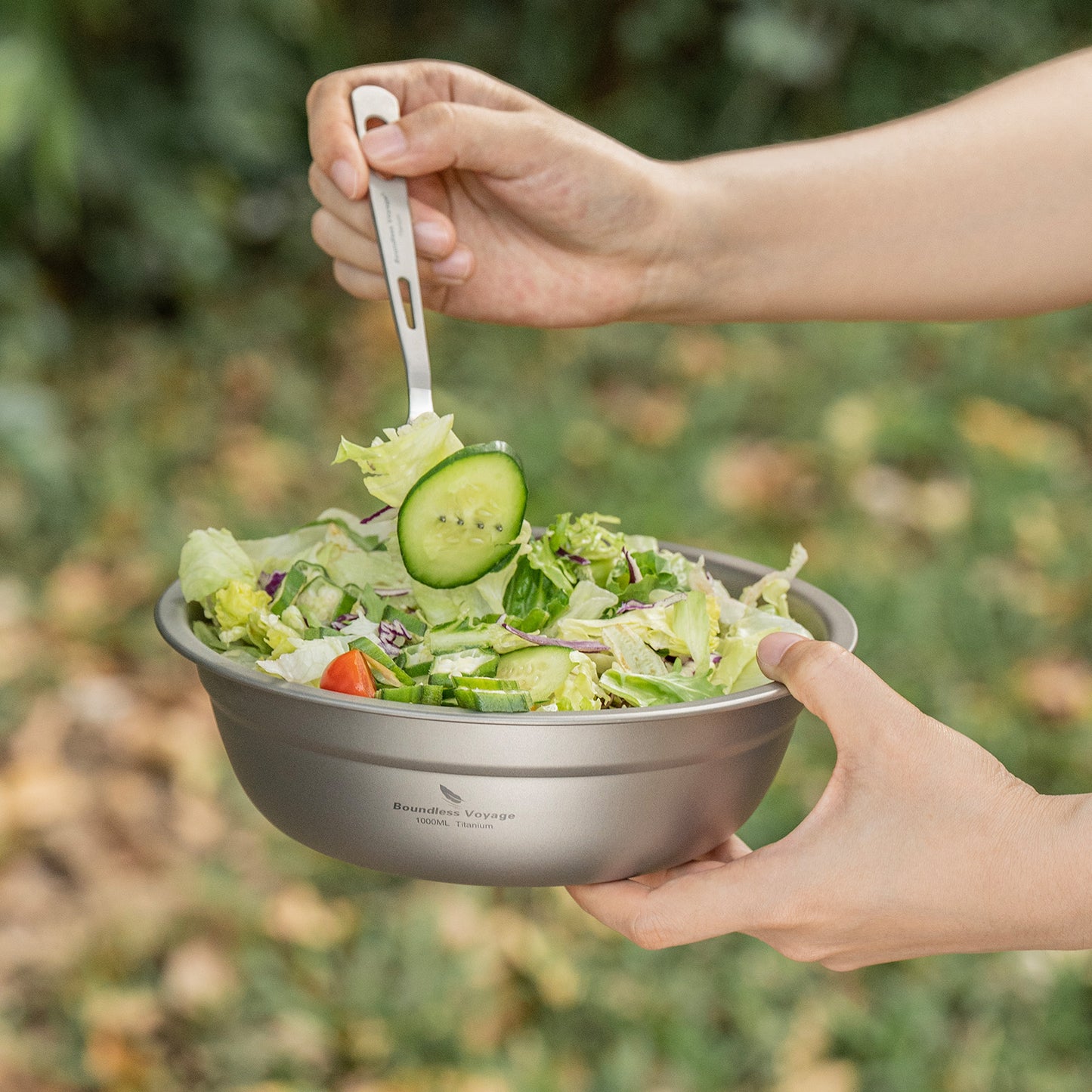 Boundless Voyage Titanium Bowl Rice Soup Salad Serving Bowl Ultralight Outdoor Camping Travel Durable Portable Tableware