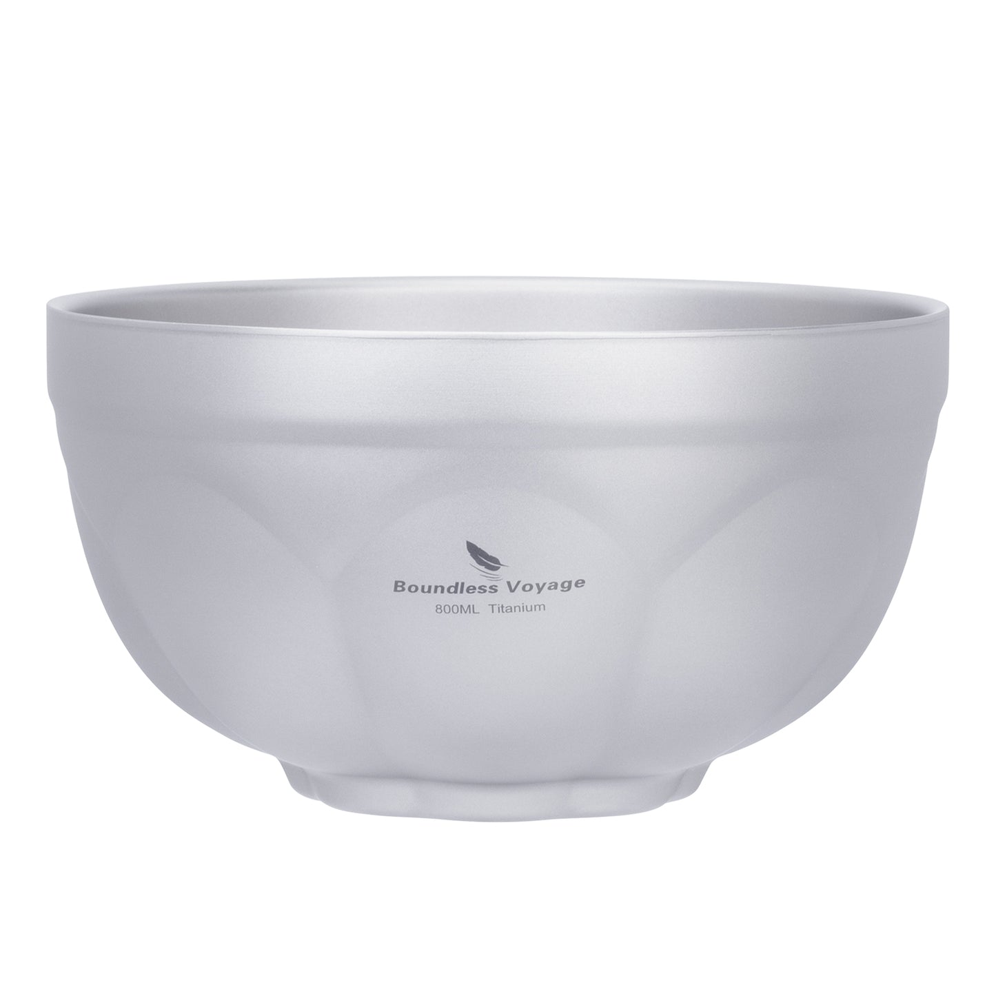 Boundless Voyage 500 ml / 800 ml Titan-Doppelwand-Schale, Reise- und Campinggeschirr, ultraleicht, langlebig, tragbar, für Reis, Suppe, Haferflocken, Joghurt, Ti1171T-Ti1173T