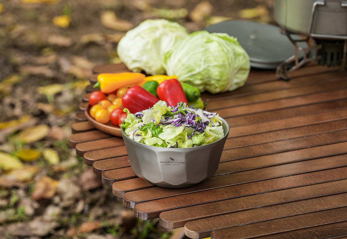 Boundless Voyage Sandblasted Double-Walled Pure Titanium Bowl 500ml & 800ml | Anti-Scald Lightweight Rust-Proof Tableware for Camping, Hiking, Outdoor & Daily Home Use Ti1174T-Ti1176T