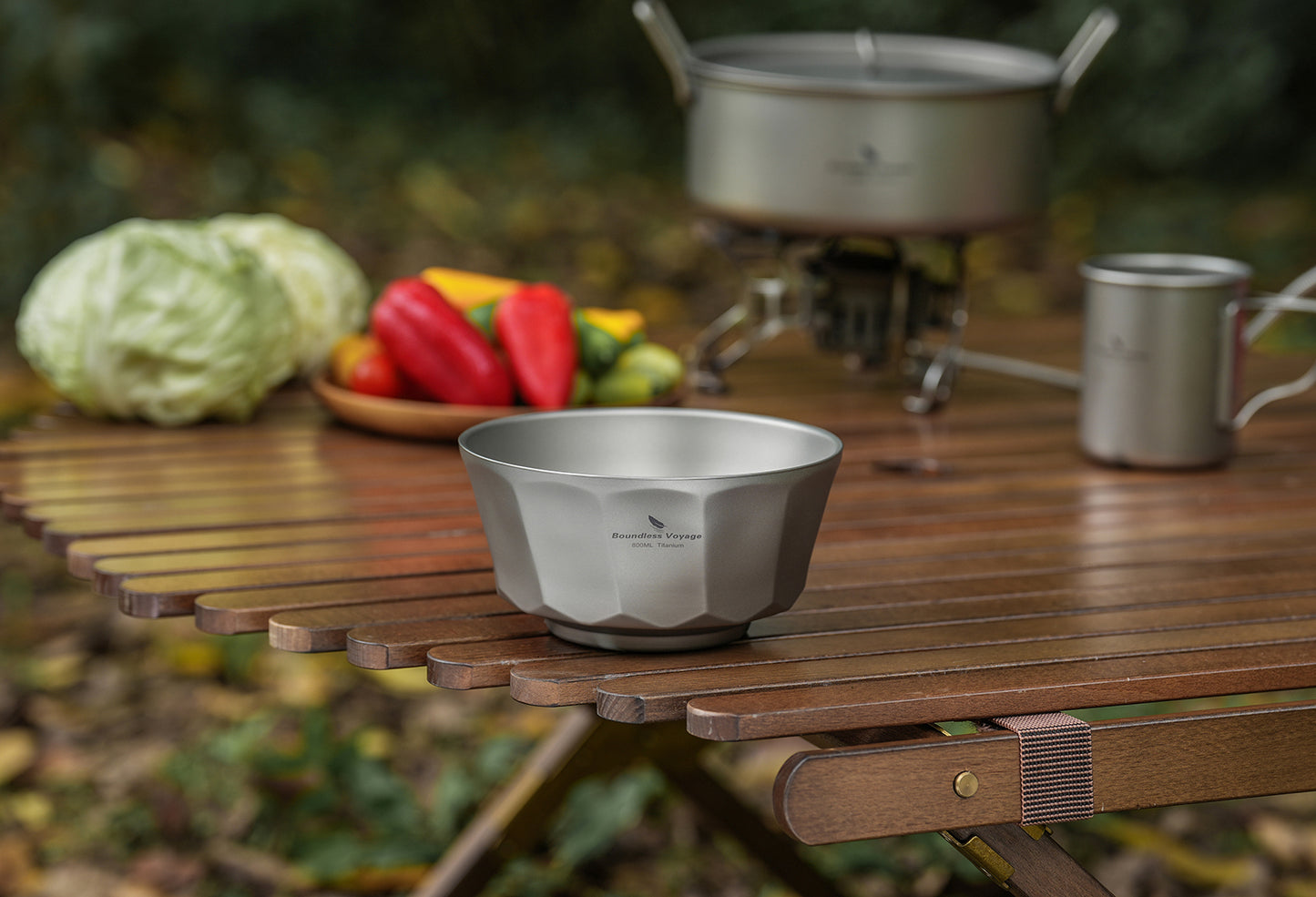Boundless Voyage Sandblasted Double-Walled Pure Titanium Bowl 500ml & 800ml | Anti-Scald Lightweight Rust-Proof Tableware for Camping, Hiking, Outdoor & Daily Home Use Ti1174T-Ti1176T