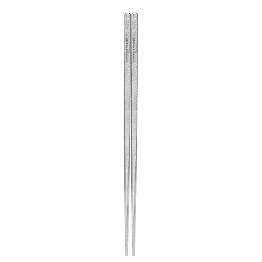 Boundless Voyage 23cm Solid Pure Titanium Chopsticks Food Grade Non-Slip Reusable Metal Chopsticks Camping Travel Office Home Kitchen Restaurant Gift Ti1184T