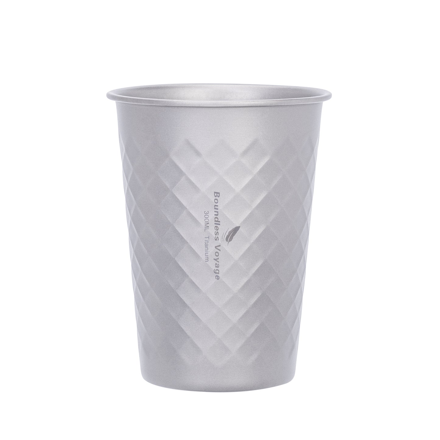 Boundless Voyage Stackable Pure Titanium Cup | Premium Reusable Drinkware for Beer & Juice, Perfect for Home, Party & Outdoor Camping Ti3047D/Ti3048D