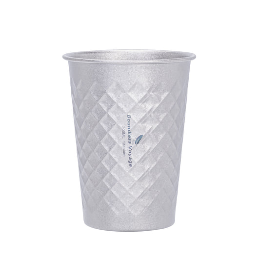 Boundless Voyage Stackable Pure Titanium Cup | Premium Reusable Drinkware for Beer & Juice, Perfect for Home, Party & Outdoor Camping Ti3047D/Ti3048D