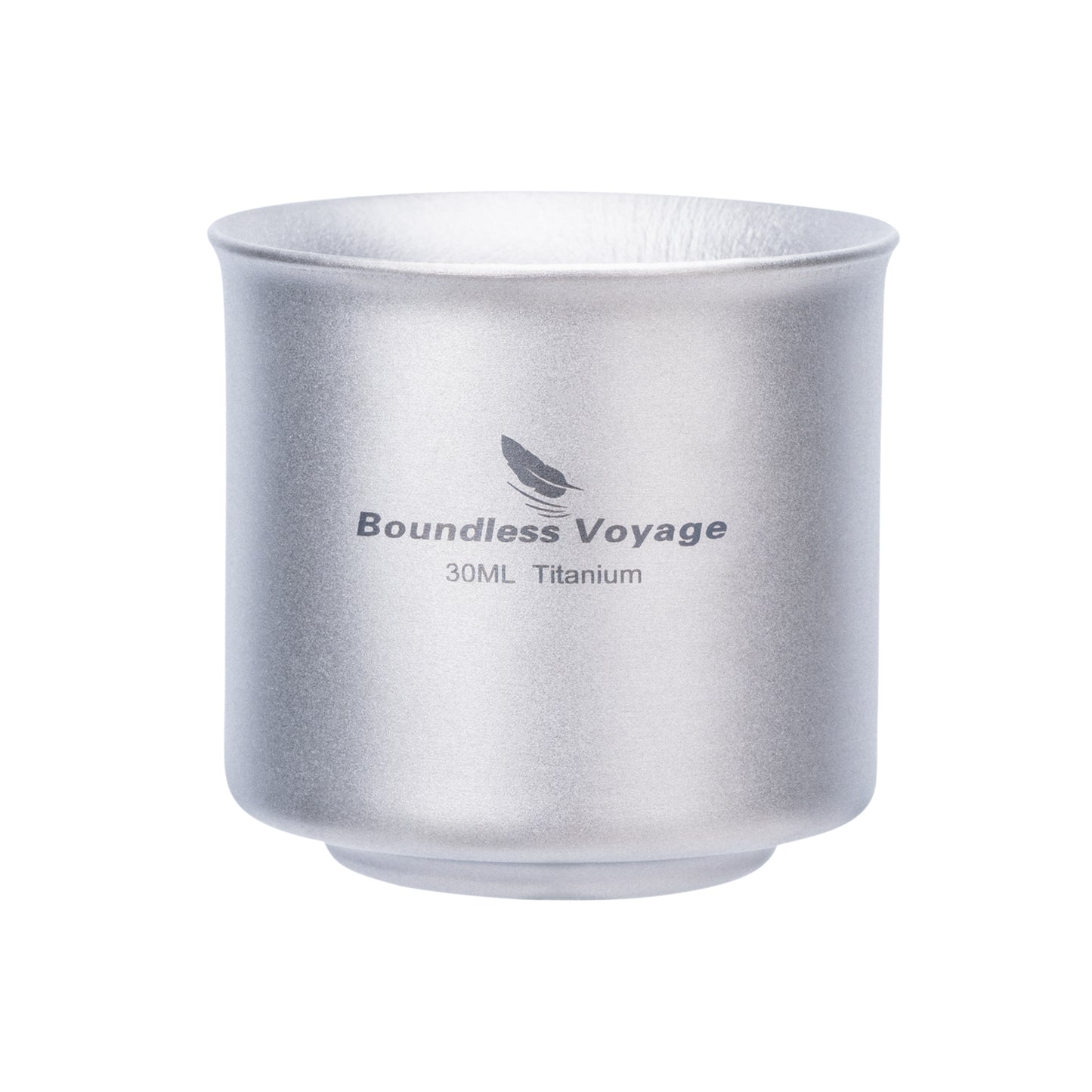 Boundless Voyage Titanium Double-Wall Tea Cup 30ml Gongfu Anti-Scald Coating-Free, Single or Set Ti3146D Ti3147D Ti3148D