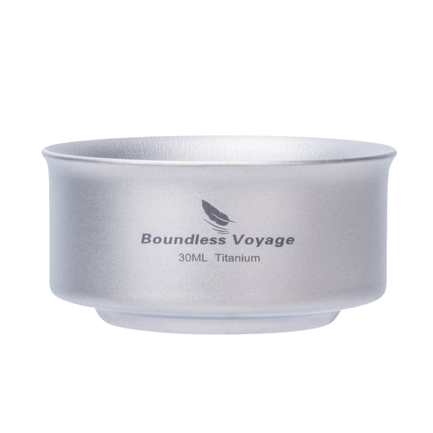 Boundless Voyage Titanium Double-Wall Tea Cup 30ml Gongfu Anti-Scald Coating-Free, Single or Set Ti3146D Ti3147D Ti3148D