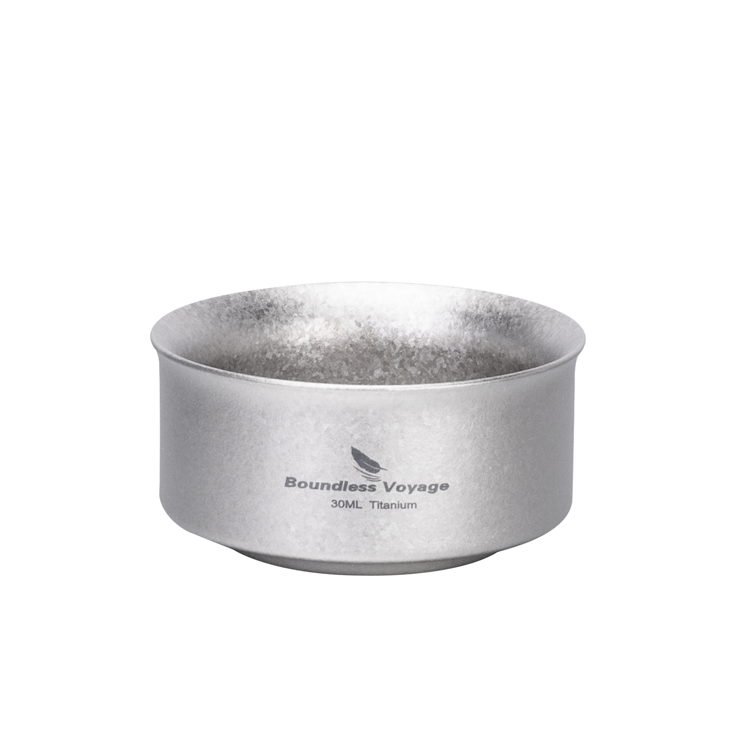 Boundless Voyage Titanium Double-Wall Tea Cup 30ml Gongfu Anti-Scald Coating-Free, Single or Set Ti3146D Ti3147D Ti3148D