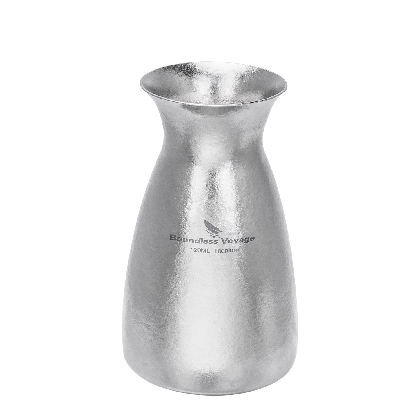 Boundless Voyage Titanium Sake Carafe & Shot Cup Set, Liquor Dispenser with Drinking Cups for Whiskey Spirits Camping Home Bar Ti3266A Ti3268A Ti3080D
