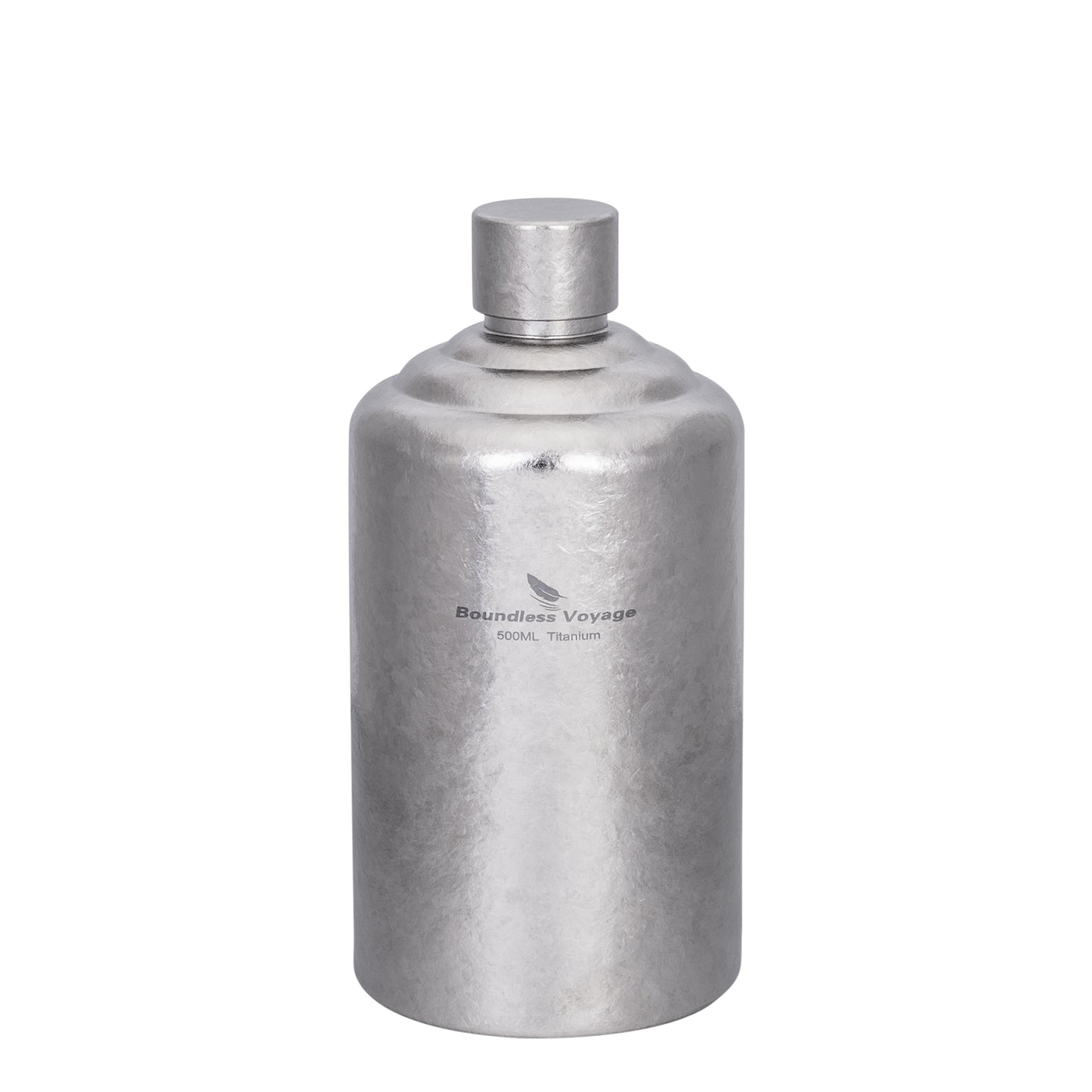Boundless Voyage Pure Titanium Wine Flask 500ml/1000ml Whiskey Bottle Leakproof Portable Liquor Spirit Flask for Outdoor & Travel, Camping, Hiking for Men, Coating Free, Narrow-Mouth Ti3268D-Ti3269D
