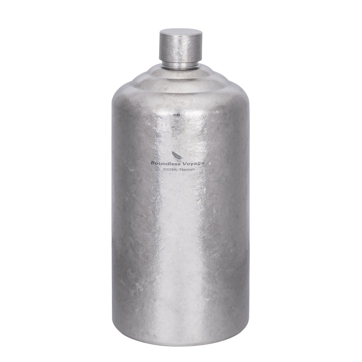Boundless Voyage Pure Titanium Wine Flask 500ml/1000ml Whiskey Bottle Leakproof Portable Liquor Spirit Flask for Outdoor & Travel, Camping, Hiking for Men, Coating Free, Narrow-Mouth Ti3268D-Ti3269D