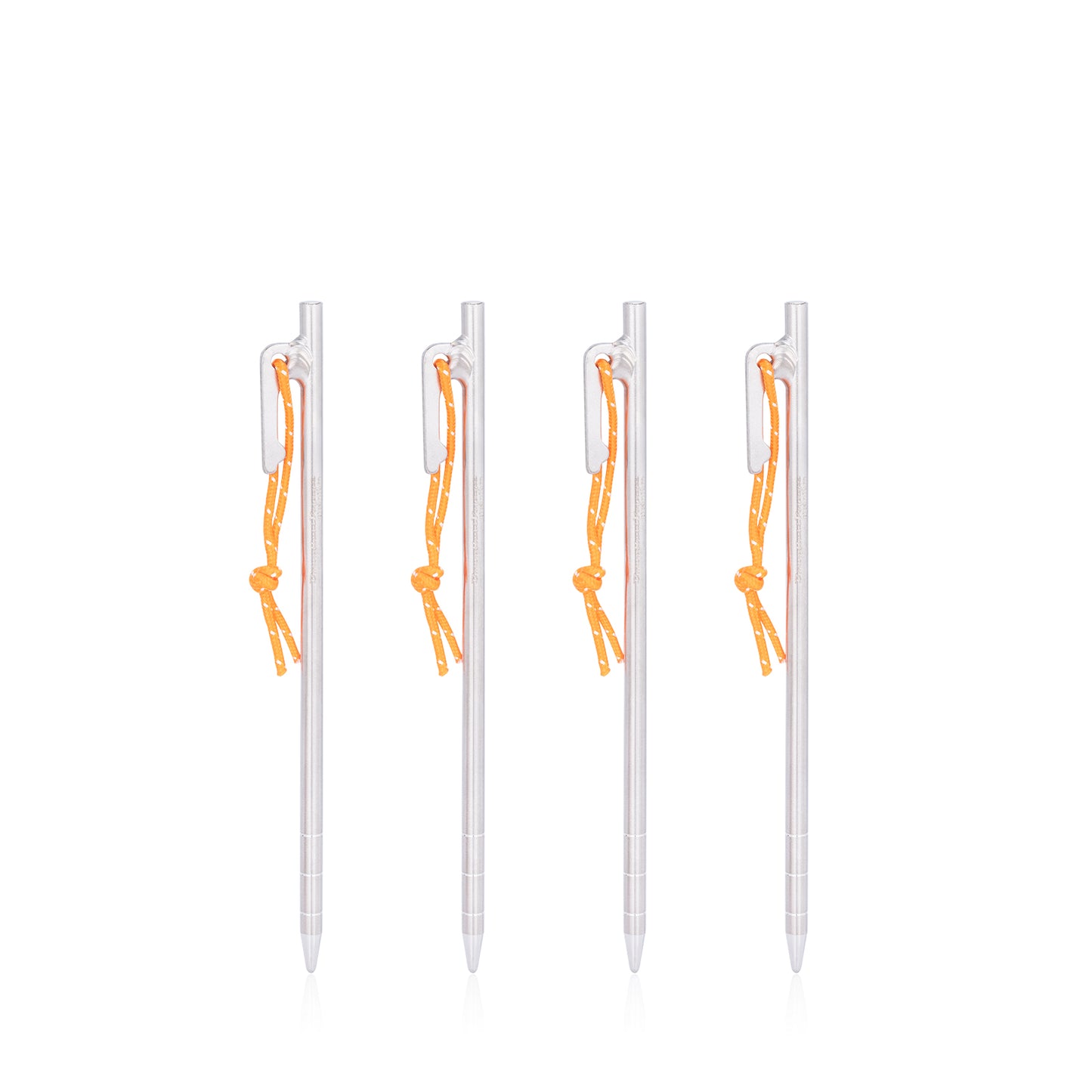 Boundless Voyage Multi-Size Titanium Alloy Tent Stakes | Ultralight Heavy Duty Ground Pegs, Portable Camping Accessories, Sizes 20/24/30/35/40cm, 4Pcs & 6Pcs Optional Sets Ti4012P